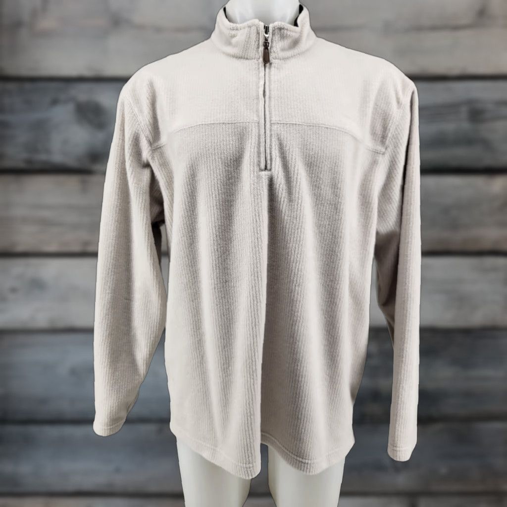 Vintage VINTAGE Pro Tour Golf 1/4 Zip Pullover Fleece Men’s XL Khaki Size US XL / EU 56 / 4 - 1 Thumbnail