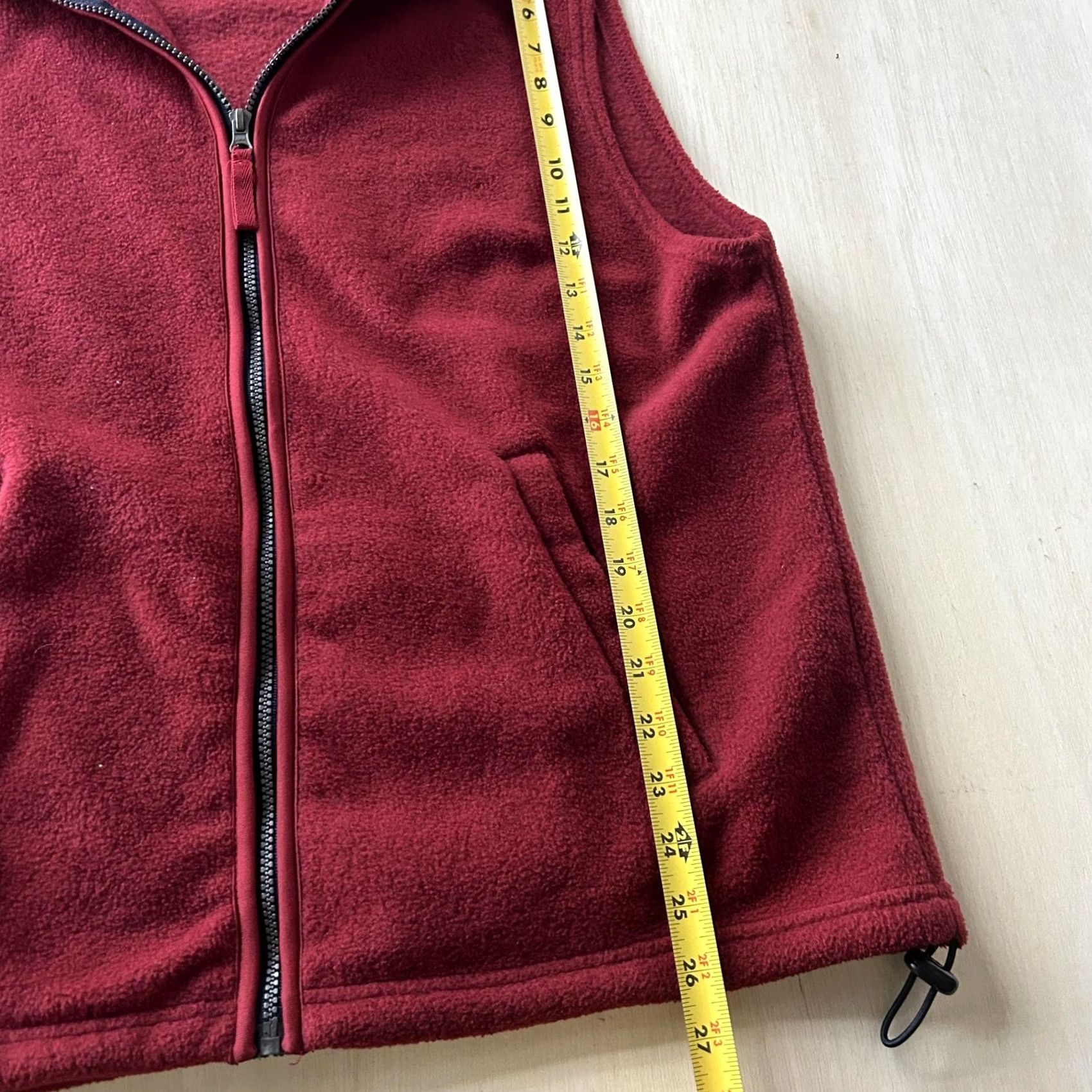 Faded Glory Faded Glory Mens Vest - Red Fleece Casual Hiking Size US L / EU 52-54 / 3 - 5 Thumbnail