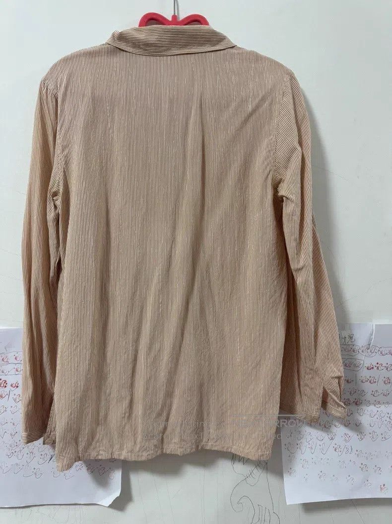 Hermes Hermes Silk shirt with special striped pattern design Size XXS / US 00 / IT 34 - 2 Thumbnail