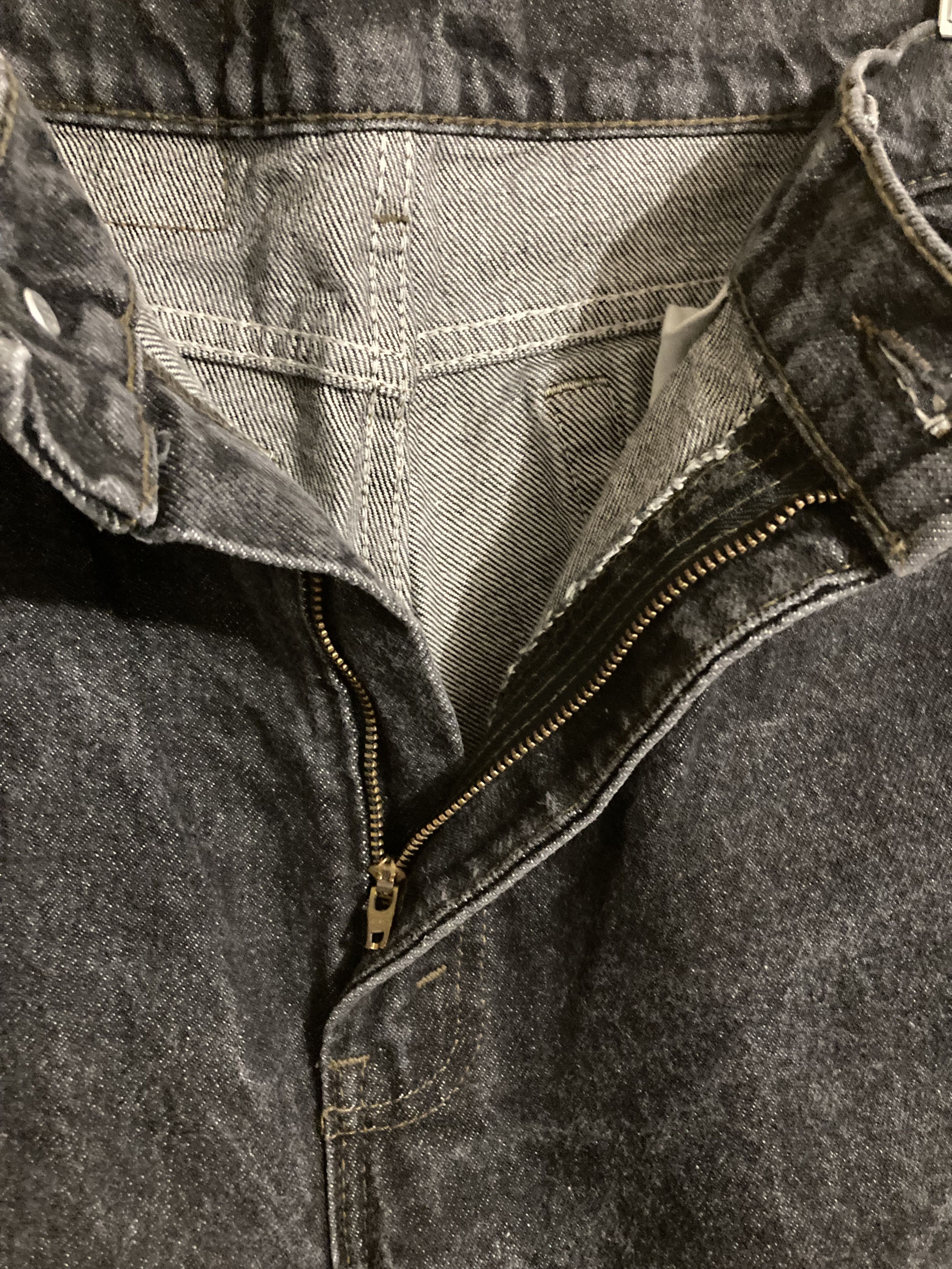 Levi's Vintage Clothing Levis 505 Dark Grey Denim 1994 year Made in USA. Size US 34 / EU 50 - 6 Thumbnail
