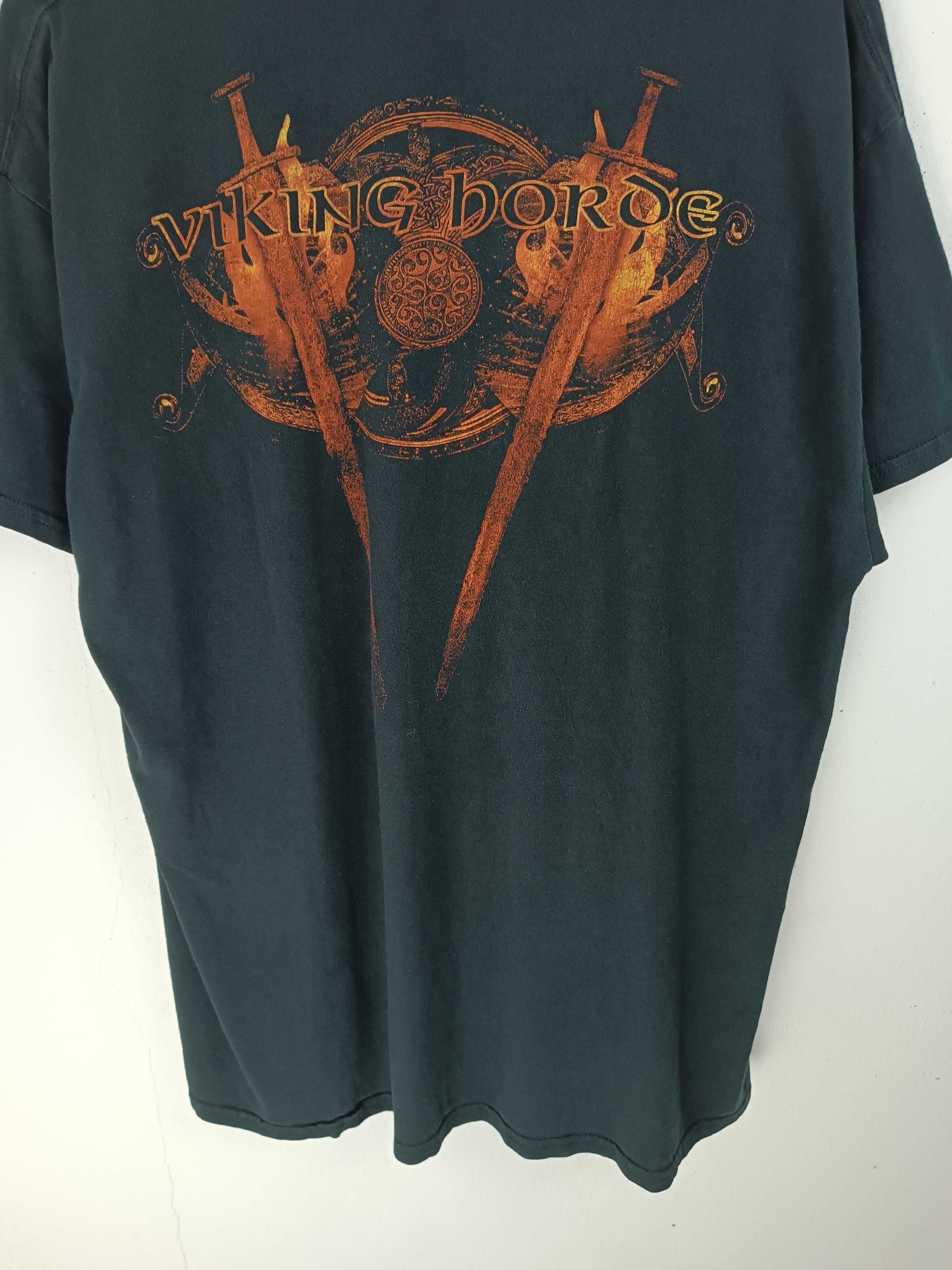Band Tees VINTAGE AMON AMARTH 'VIKING HORDE' TEE (ghost arch opeth) Size US XL / EU 56 / 4 - 11 Thumbnail