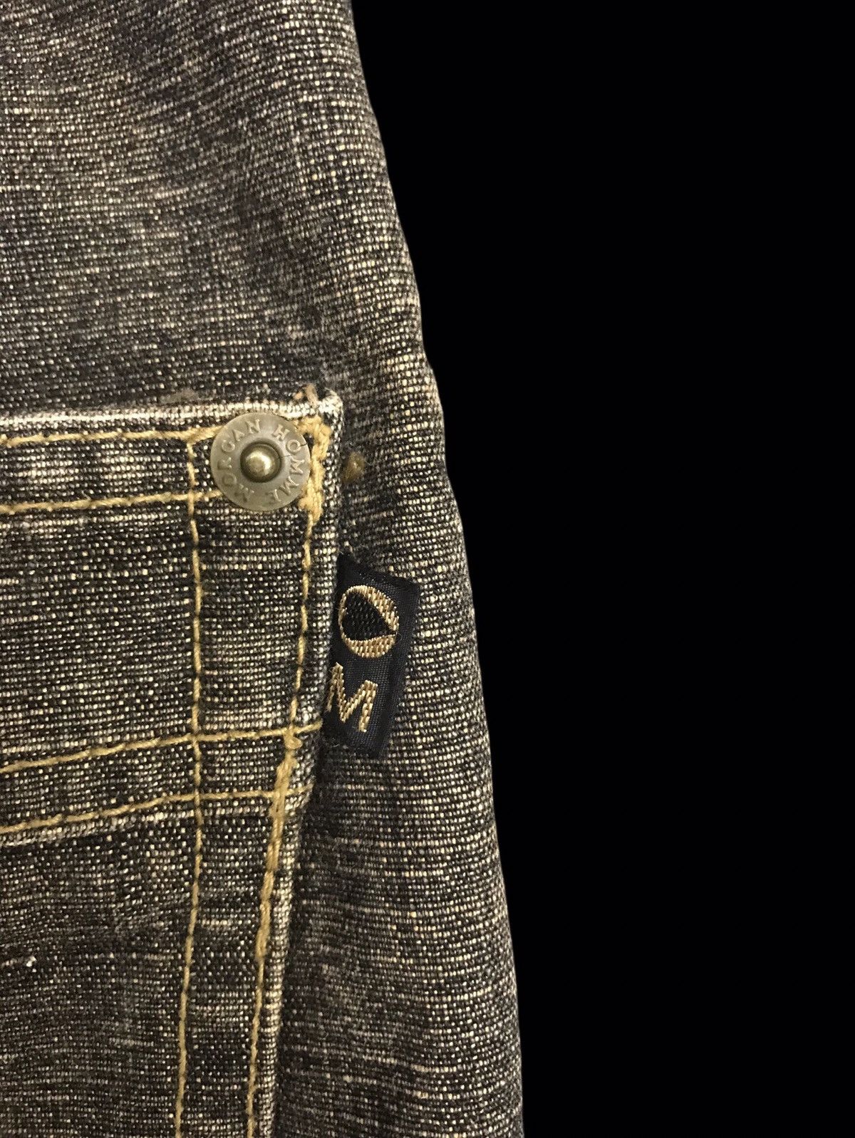 Morgan Homme 💥FLARE💥ARCHIVAL MORGAN HOMME RUSTY BLACK PANT F213 Size US 30 / EU 46 - 19 Thumbnail