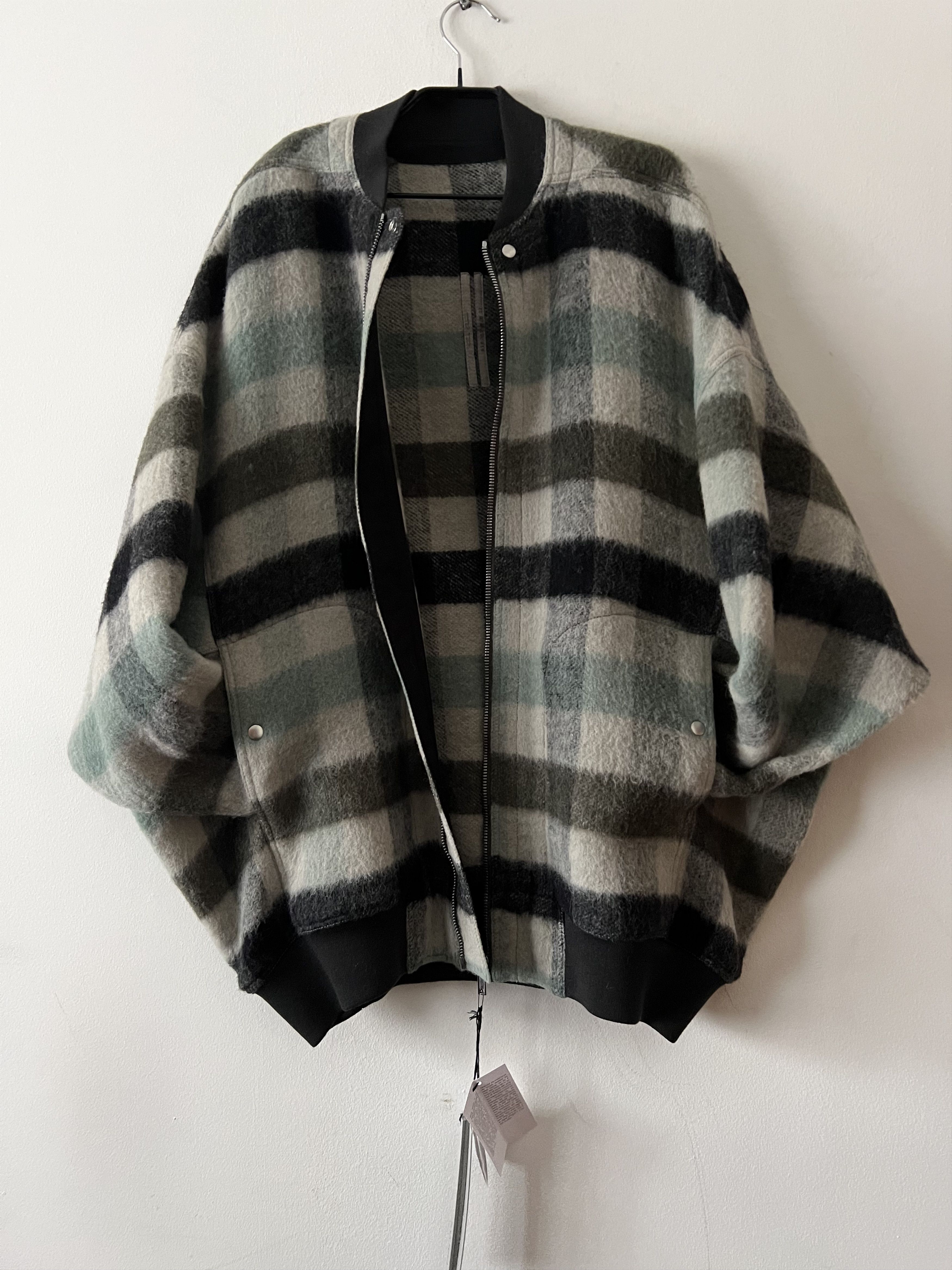 Rick Owens Jumbo Peter Flight Pearl Plaid Size US M / EU 48-50 / 2 - 9 Thumbnail