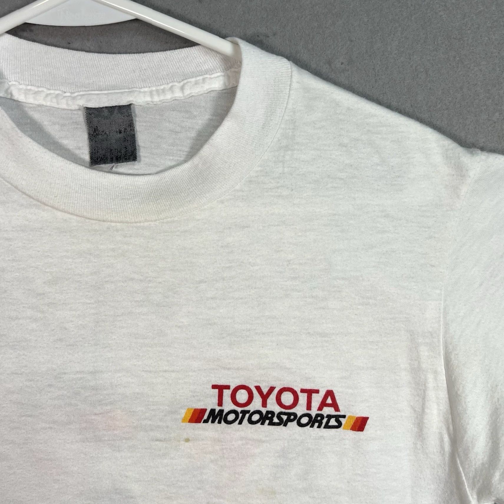Vintage VINTAGE 80s Toyota Celica IMSA GTO Champion Graphic Tee Adult Medium White Mens Size US M / EU 48-50 / 2 - 3 Thumbnail