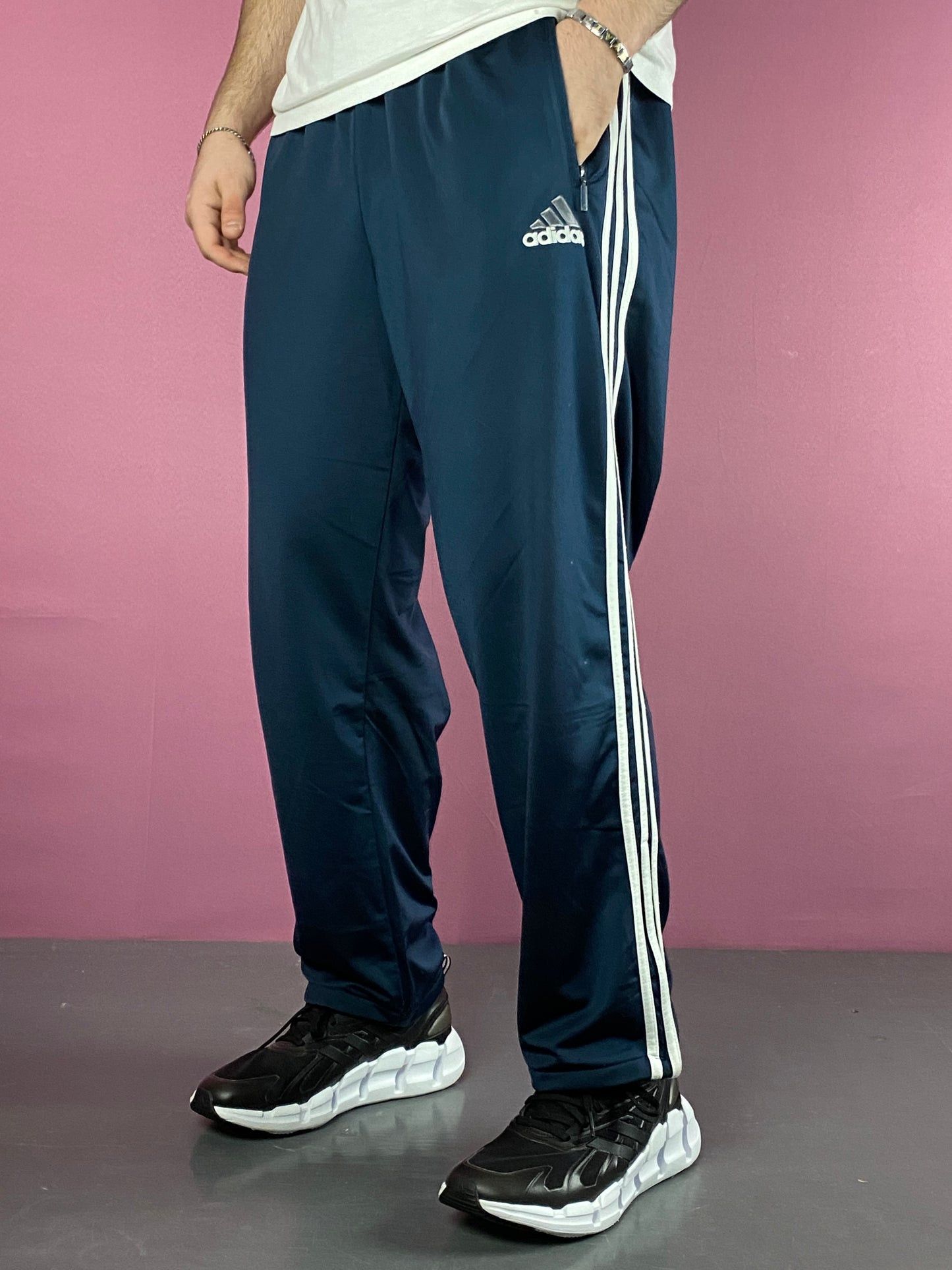 Adidas × Vintage Adidas Vintage Men's Side Striped Track Pants - L Size US 32 / EU 48 - 1 Thumbnail