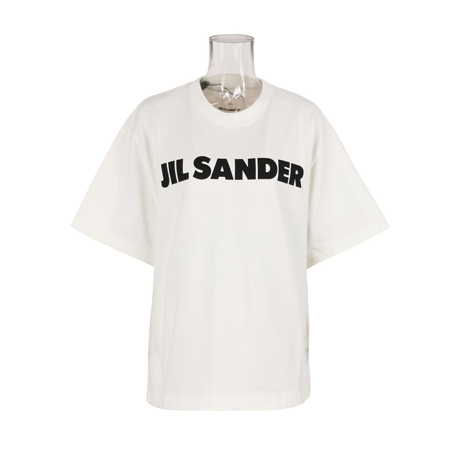 Jil Sander JIL SANDER JIL SANDER Cotton Letter Logo Round Neck T-Shir Size US M / EU 48-50 / 2 - 1 Thumbnail
