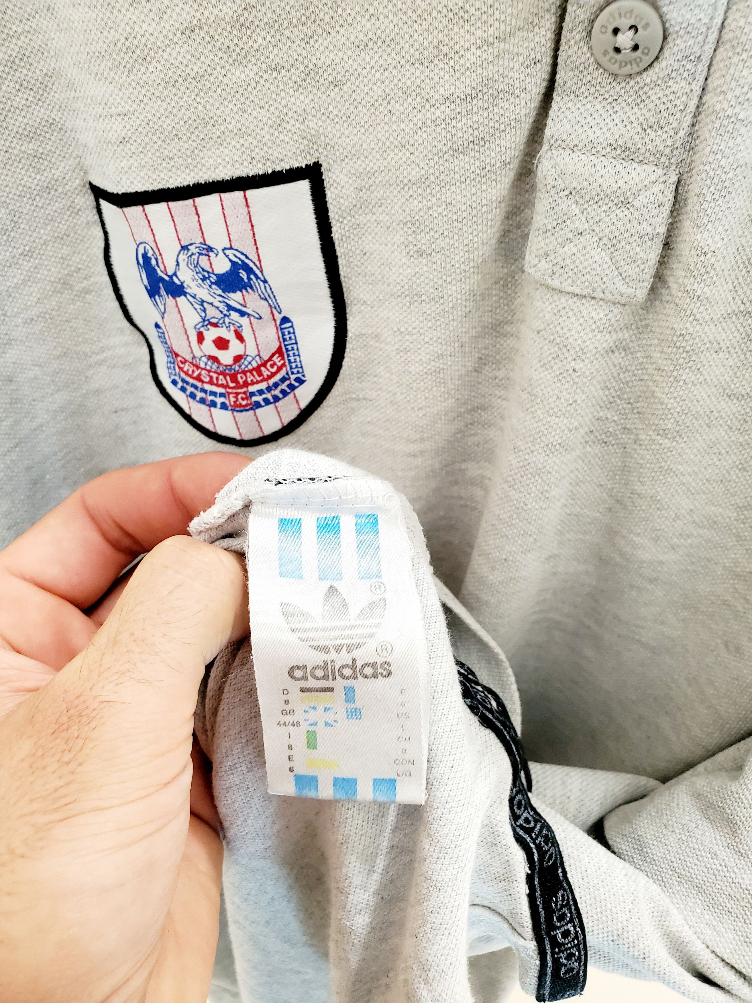 Adidas Vintage 90 adidas D8 F6 Crystal Palace polo shirt Xl Size US XL / EU 56 / 4 - 4 Thumbnail