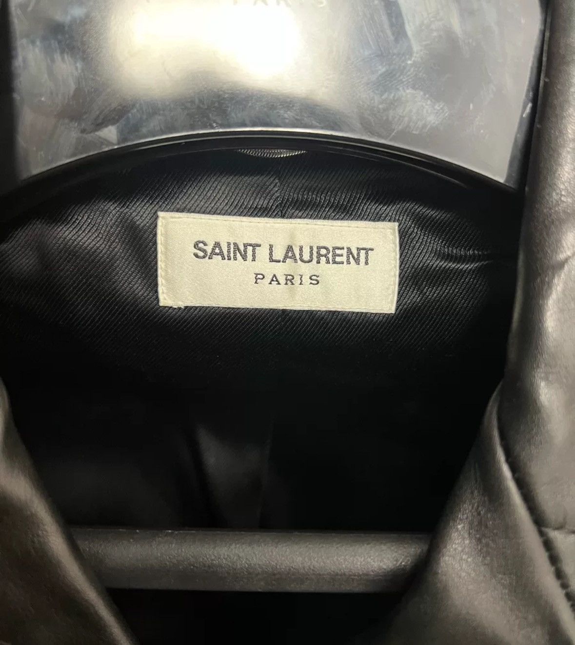 Saint Laurent Paris × Yves Saint Laurent Saint Laurent SLP genuine leather jacket Size US M / EU 48-50 / 2 - 4 Thumbnail