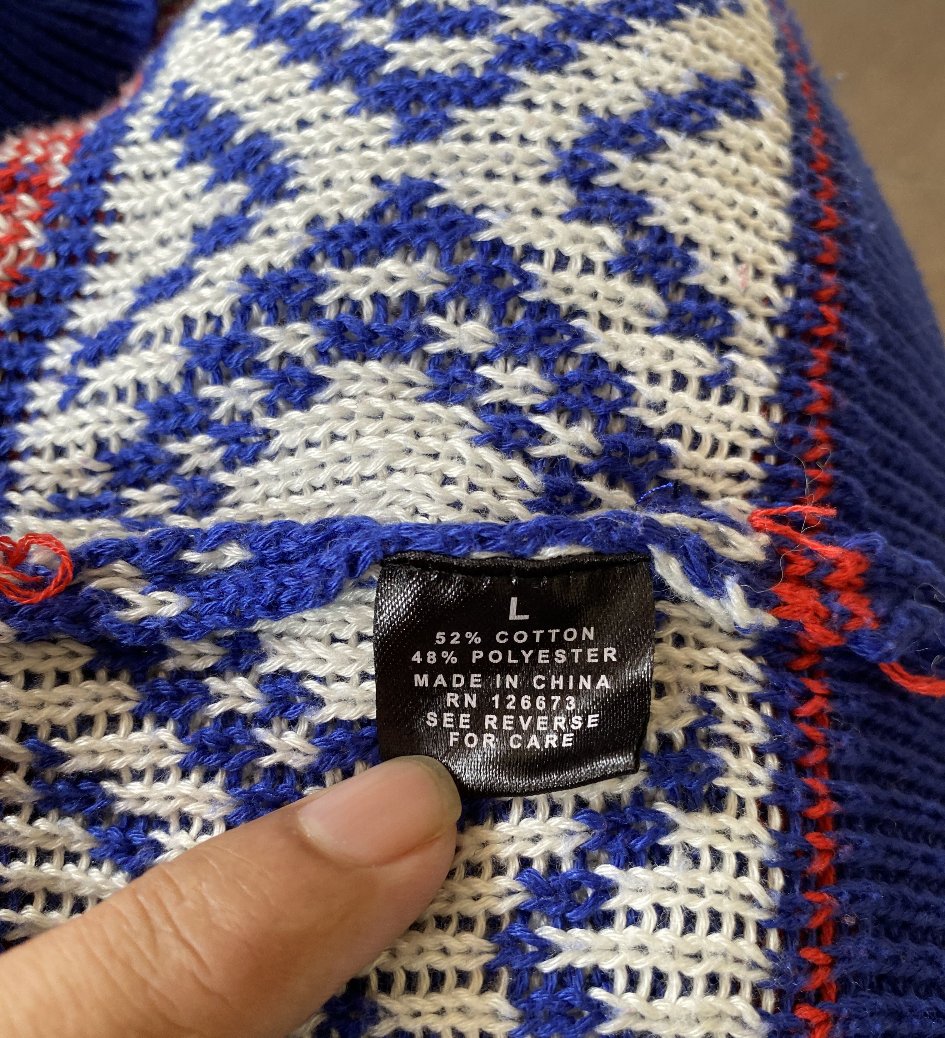 NFL NEW YORK NY NFL KINTWEAR SWEATER Size US L / EU 52-54 / 3 - 9 Thumbnail