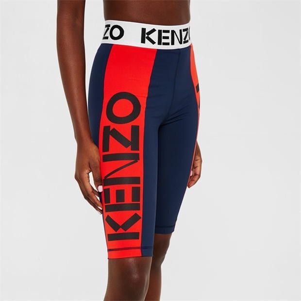 Kenzo o1g2r1mq1024 Logo Cycling Shorts in Multicolor Size 25" / US 0 / IT 36 - 3 Thumbnail