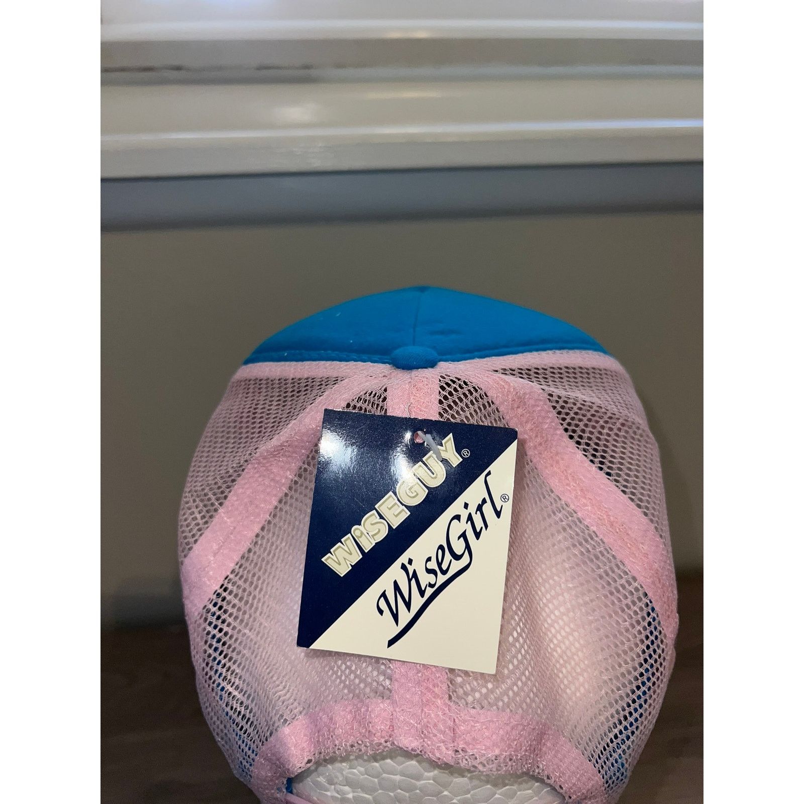 Vintage Y2K Von B*tch Blue Pink Trucker Hat Designer Spoof 2000s OS Size ONE SIZE - 5 Thumbnail