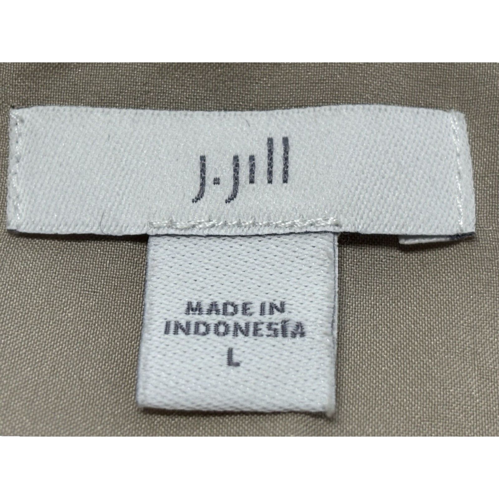 J. Jill VINTAGE J. Jill Blazer Linen Blend Women’s L Tan Oversized Blazer Jacket Coastal Lagenlook Long Sleeve Mid-Length Button Mens? Size L / US 10 / IT 46 - 7 Thumbnail