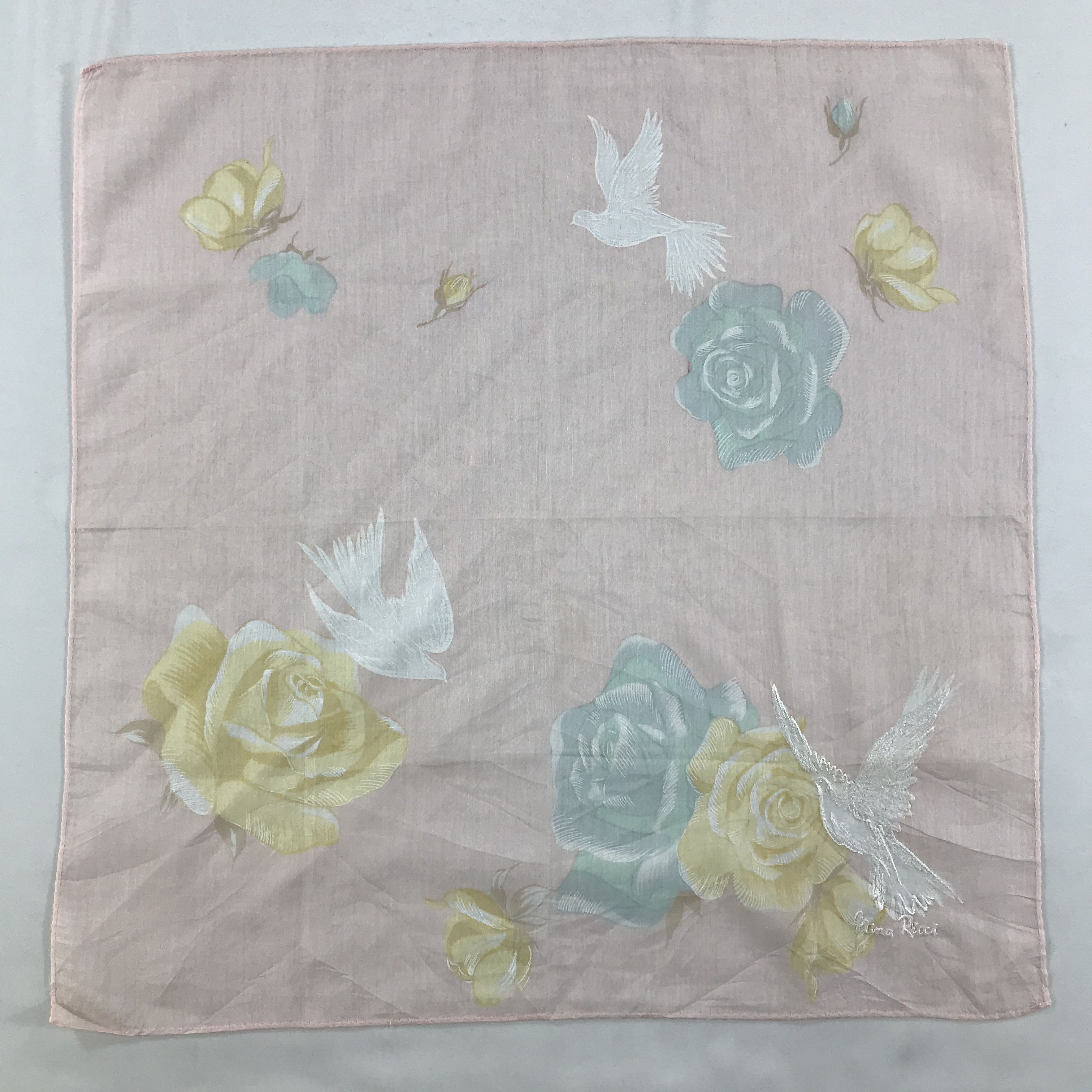 Nina Ricci × Vintage Nina Ricci Bandana / Handkerchief / Neckerchief - S1555 Size ONE SIZE - 1 Thumbnail