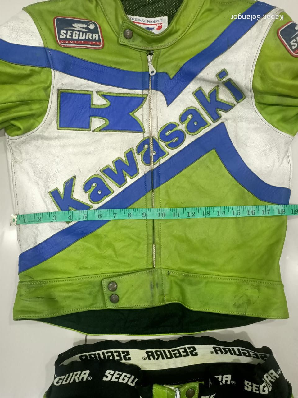 Vintage Vintage segura Kawasaki green racing suit Size US M / EU 48-50 / 2 - 9 Thumbnail