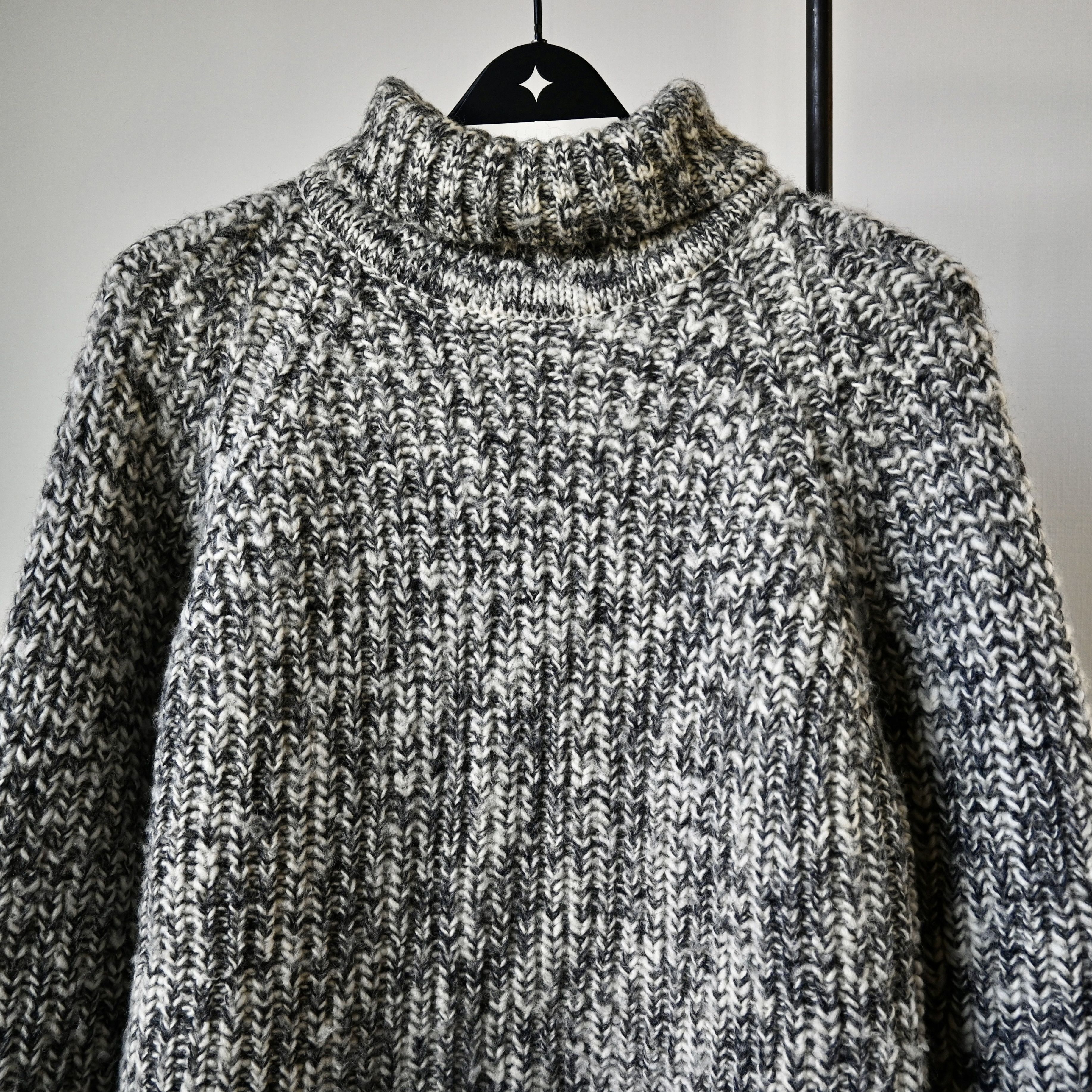 Vintage Vtg MOTHERS S.P.C. marled chunky knit sweater, made in UK Size S / US 4 / IT 40 - 7 Thumbnail