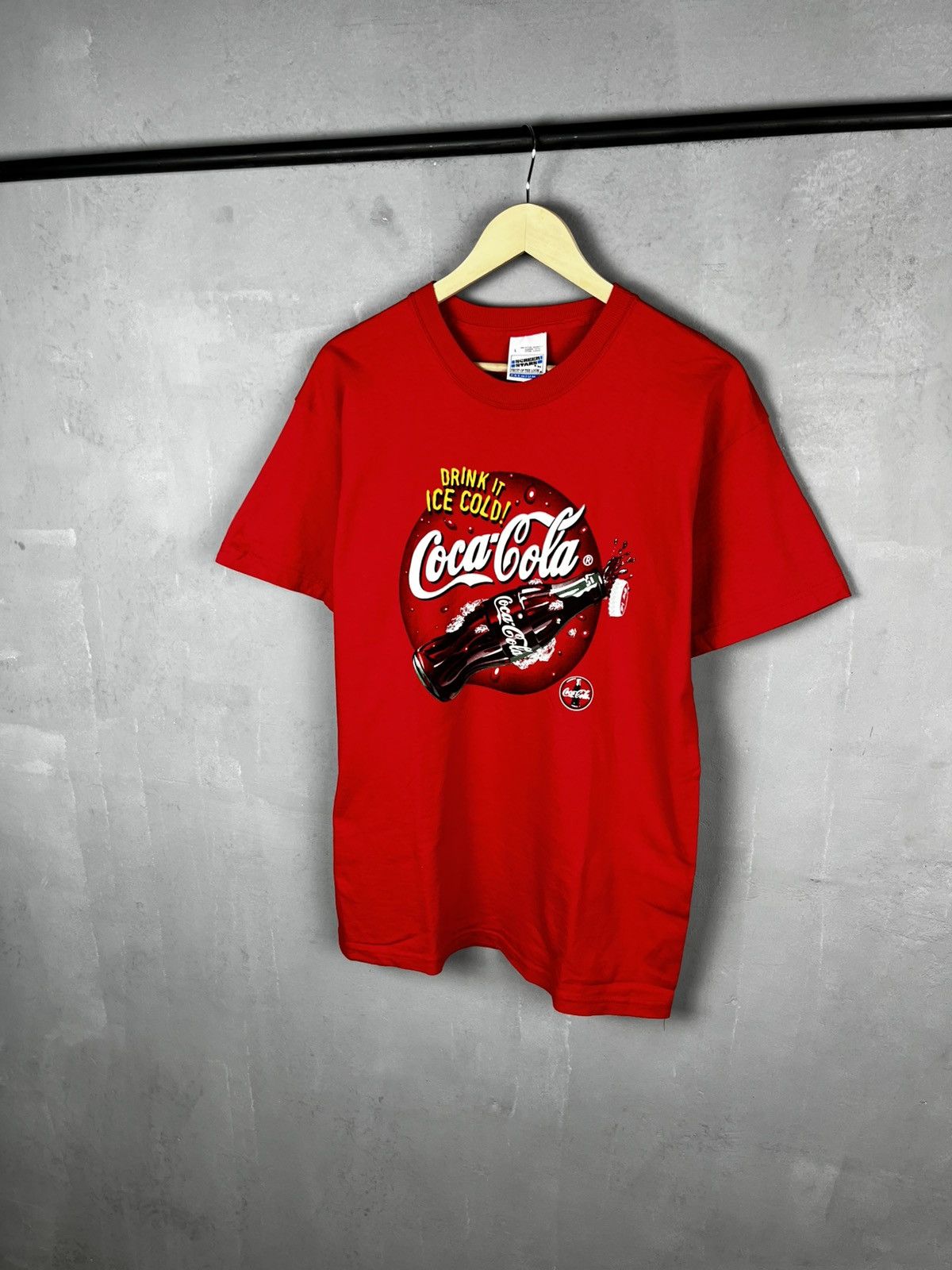 Other 90s Vintage Red Coca Cola T-shirt Size US L / EU 52-54 / 3 - 2 Thumbnail