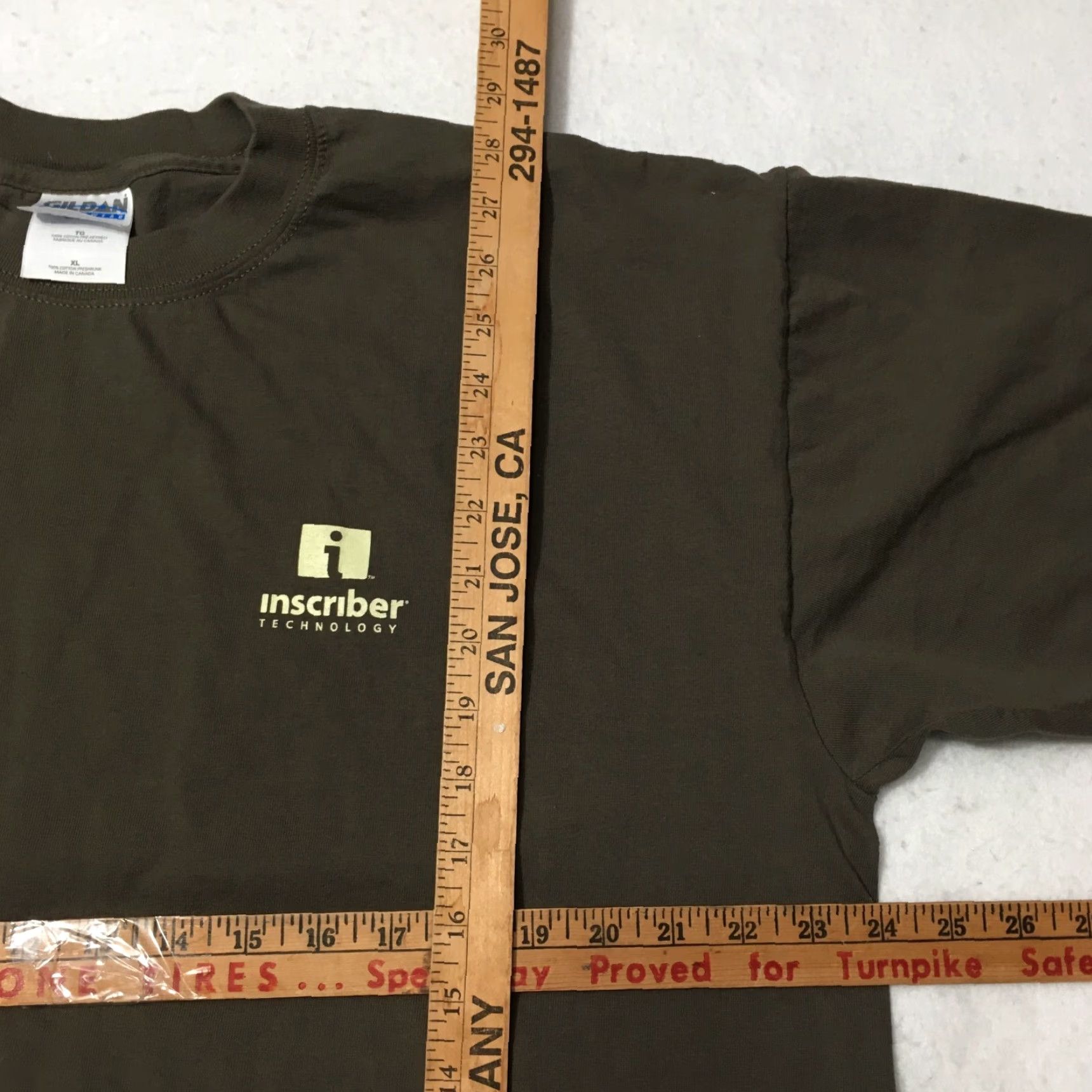 Gildan Gildan T-Shirt XL Ultra Cotton Graphic INSCRIBER TECHNOLOGY TECH MEDIA DIGITAL Vintage Size US XL / EU 56 / 4 - 6 Thumbnail