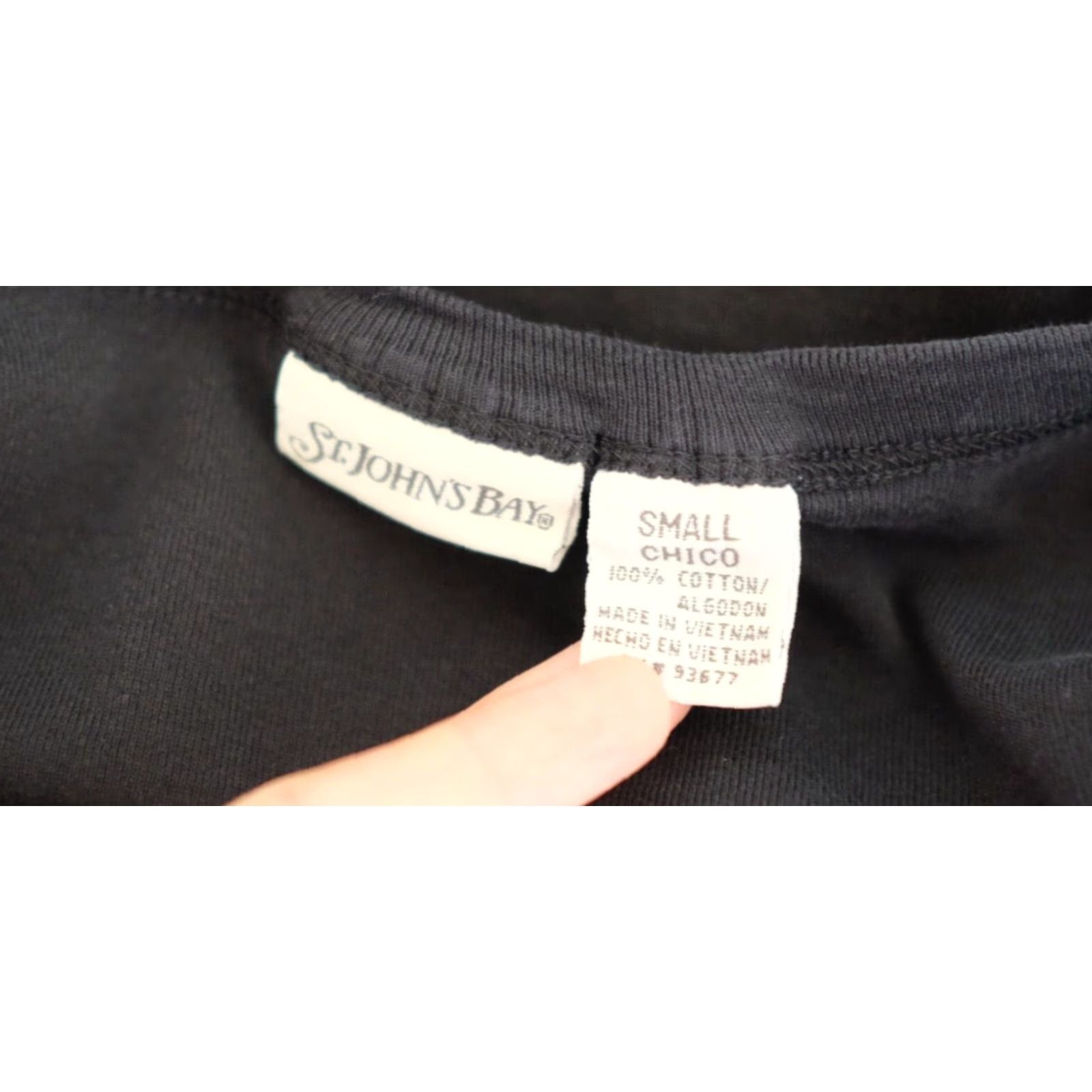Vintage VINTAGE St Johns Bay Ribbed Tank Top Scoop Neck Stretch Black Women's S #H2-50 Size S / US 4 / IT 40 - 7 Thumbnail