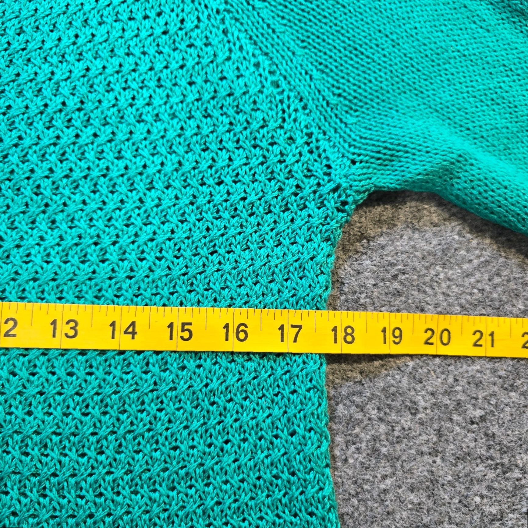 Tommy Bahama Tommy Bahama Sweater Tunic Womens Large Green Open Knit Crochet Casual Pullover Long Sleeve V-Neck Knit Cotton Viscose Regular Modern Casual Shirt Size L / US 10 / IT 46 - 5 Thumbnail