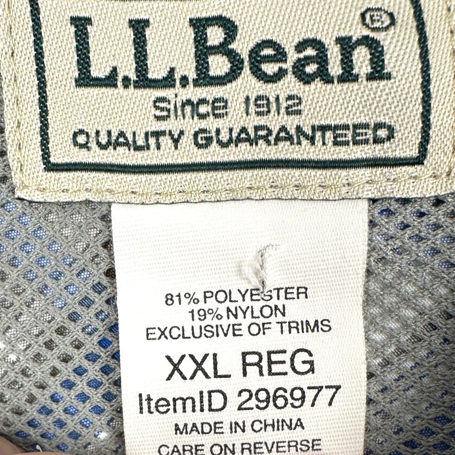 Vintage L.L. Bean Shirt Mens 2XL Button-Up Plaid Blue Gray Pocket Outdoor Shirt-Long Sleeve Button-Down Collar Midwest UPS Size US XXL / EU 58 / 5 - 5 Thumbnail