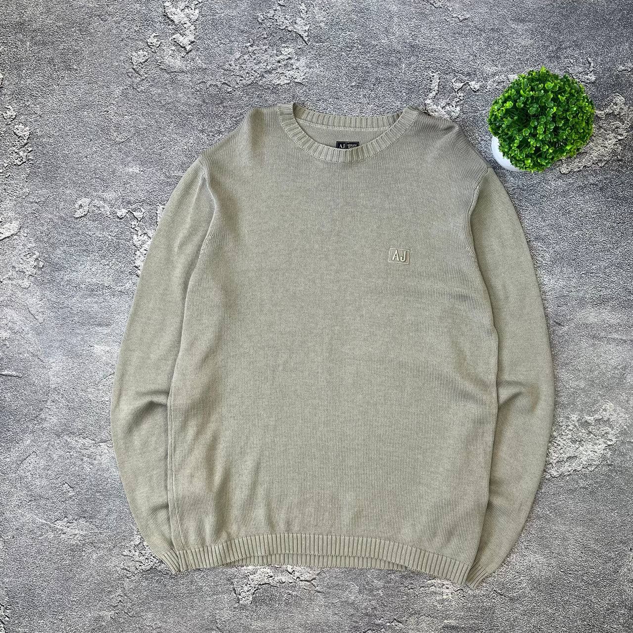 Armani Very rare, Vintage Armani Jeans, sweater 90s Y2K big logo Size US XL / EU 56 / 4 - 1 Thumbnail