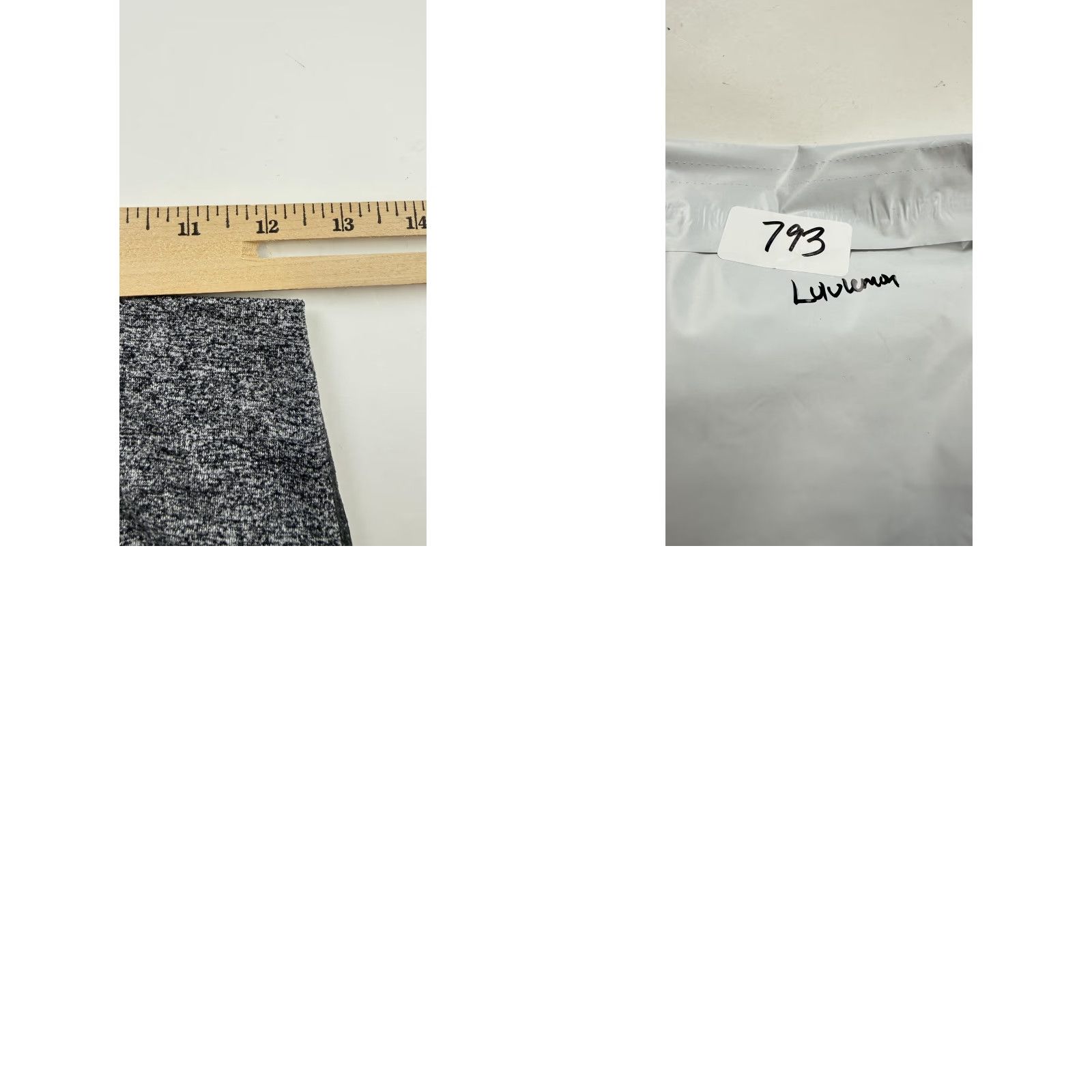 Lululemon Lululemon Leggings Womens 8 Gray Black Heather High Rise Yoga Pants Grit Logo Size 30" / US 8 / IT 44 - 8 Thumbnail
