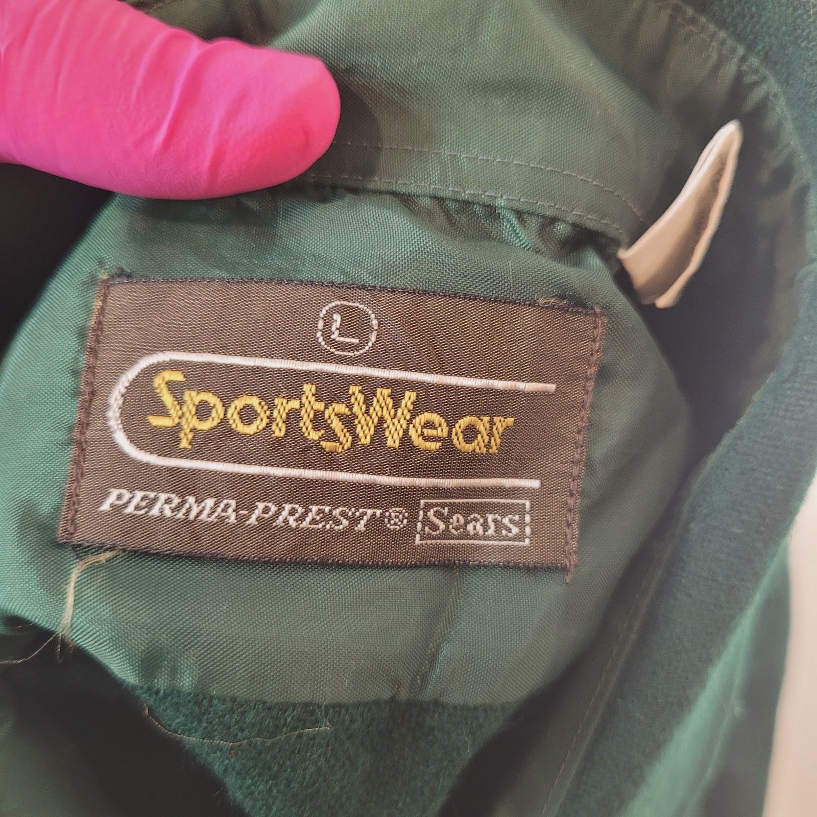 Sears VTG 80s Sears Sportswear Shirt Large Oversized Baggy Acrylic Size US L / EU 52-54 / 3 - 3 Thumbnail