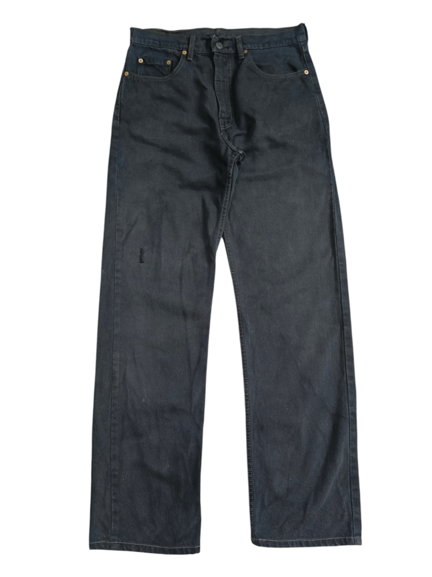 Levi's × Vintage DISTRESSEED VINTAGE LEVIS 512 SUPER BLACK DENIM PANTS Size US 31 - 1 Thumbnail