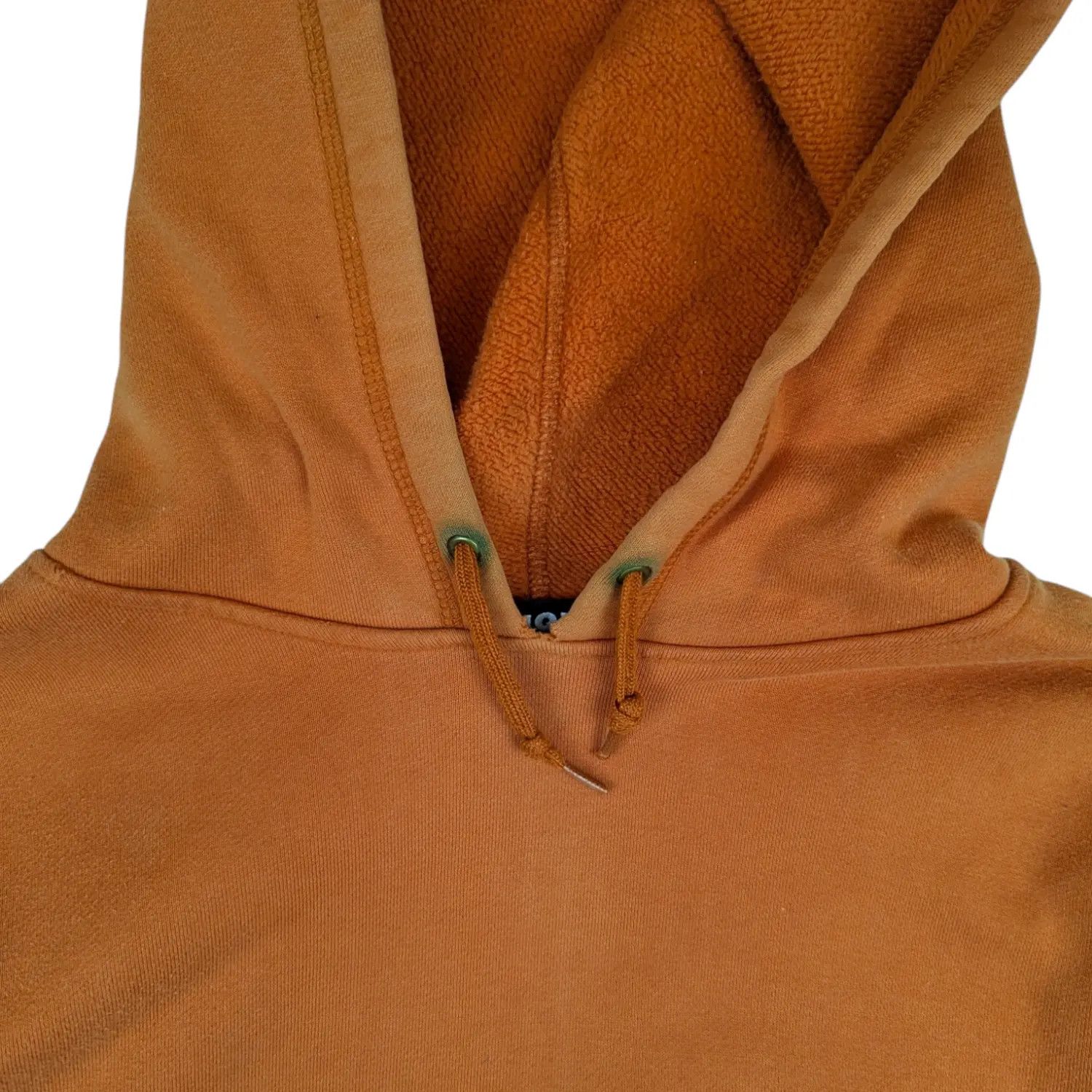 Japanese Brand × Uniqlo × Vintage Vintage 2000's UNIQLO Orange Plain Hoodie Jumper Sweatshirt Size US XL / EU 56 / 4 - 8 Thumbnail