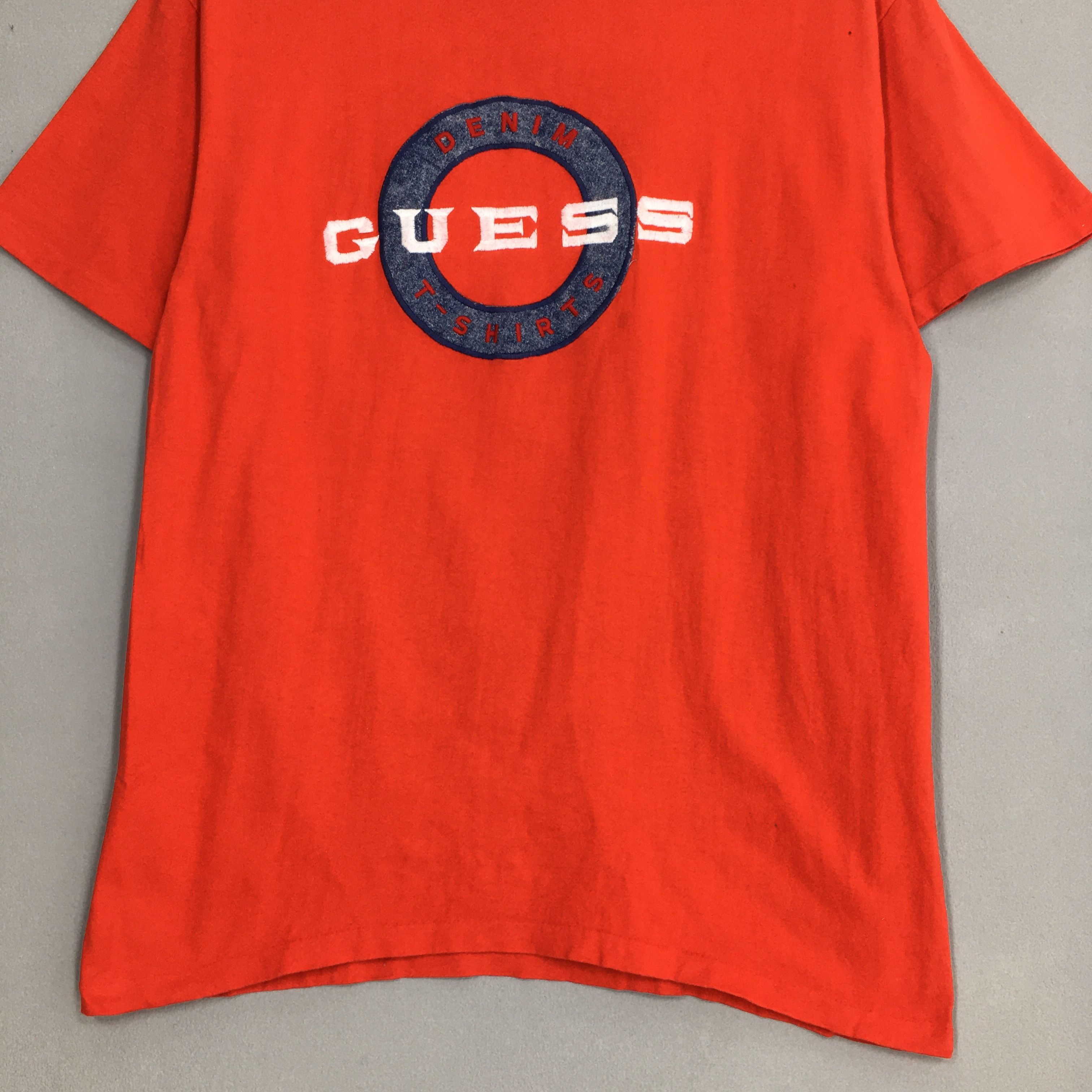 Guess × Vintage Vintage 1990's Guess Denim Usa Tshirt Large Size US L / EU 52-54 / 3 - 3 Thumbnail
