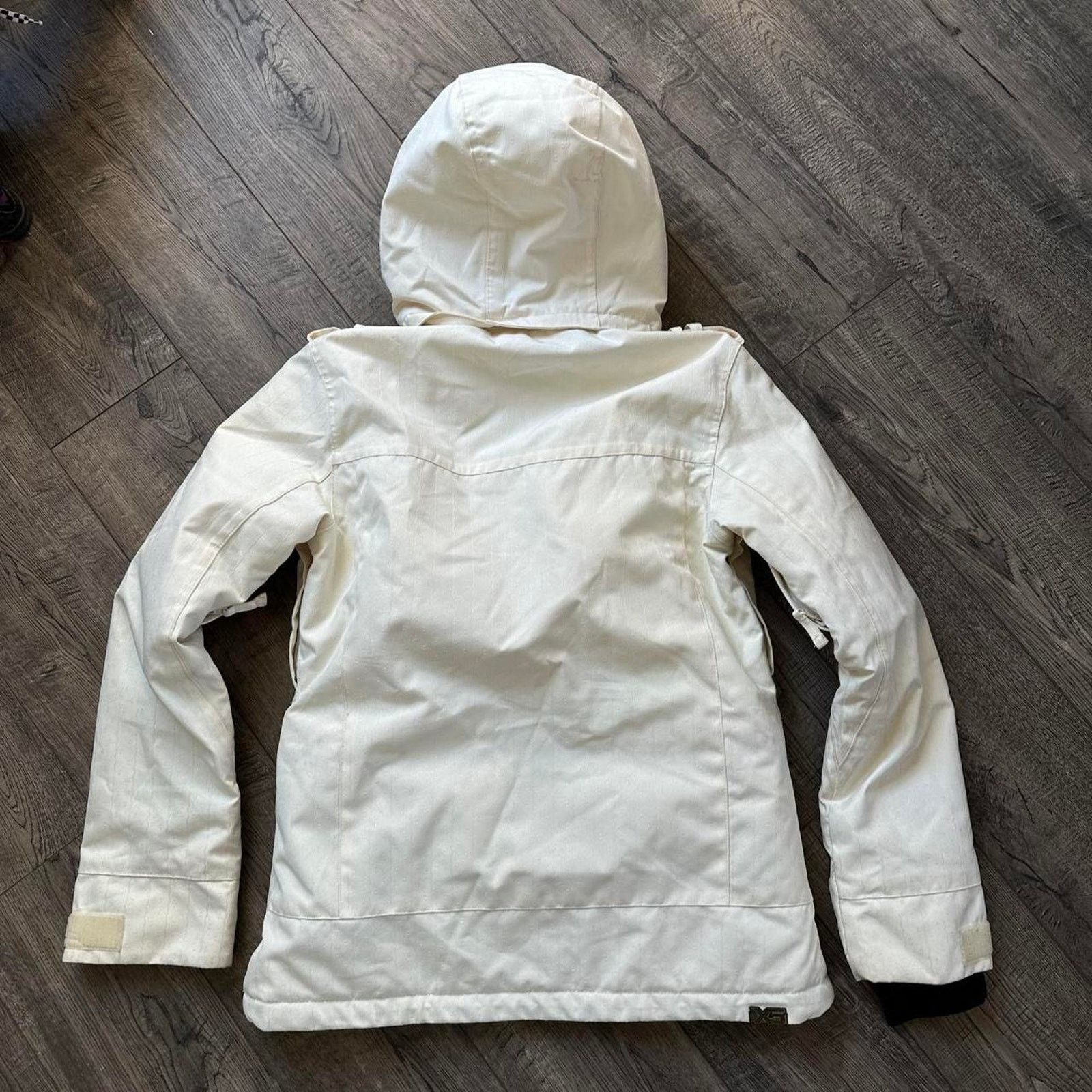 Vintage Vintage 00s Pinstripe Ski Snowboard Puffer Zip Winter Jacket Size S / US 4 / IT 40 - 6 Thumbnail
