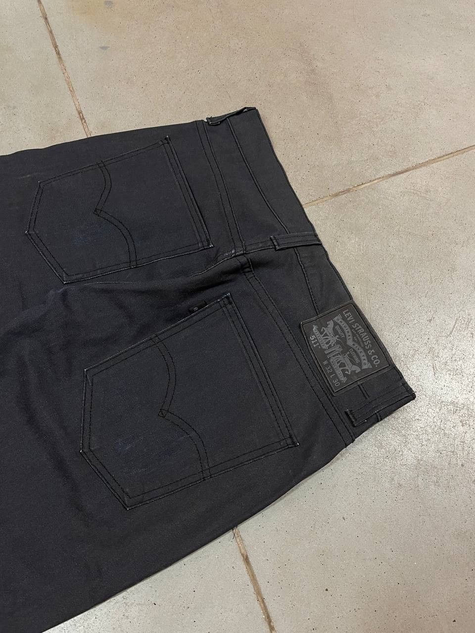 Levi's Waxed Levis Skinny Cropped Jeans W32 x L30 Size US 32 / EU 48 - 4 Thumbnail