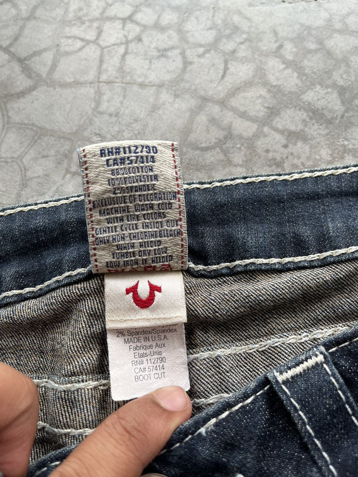 True Religion Rare true Vintage religion section bootcut flare jeans Size US 30 / EU 46 - 9 Thumbnail