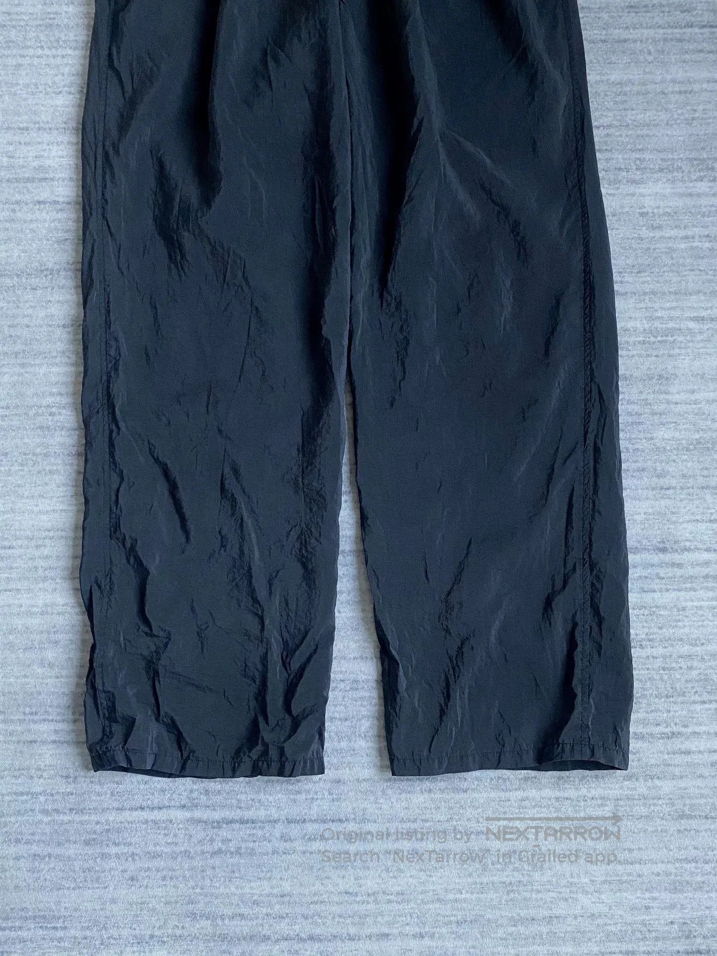 Lemaire Dry Silk Belted Wide Leg Pants.