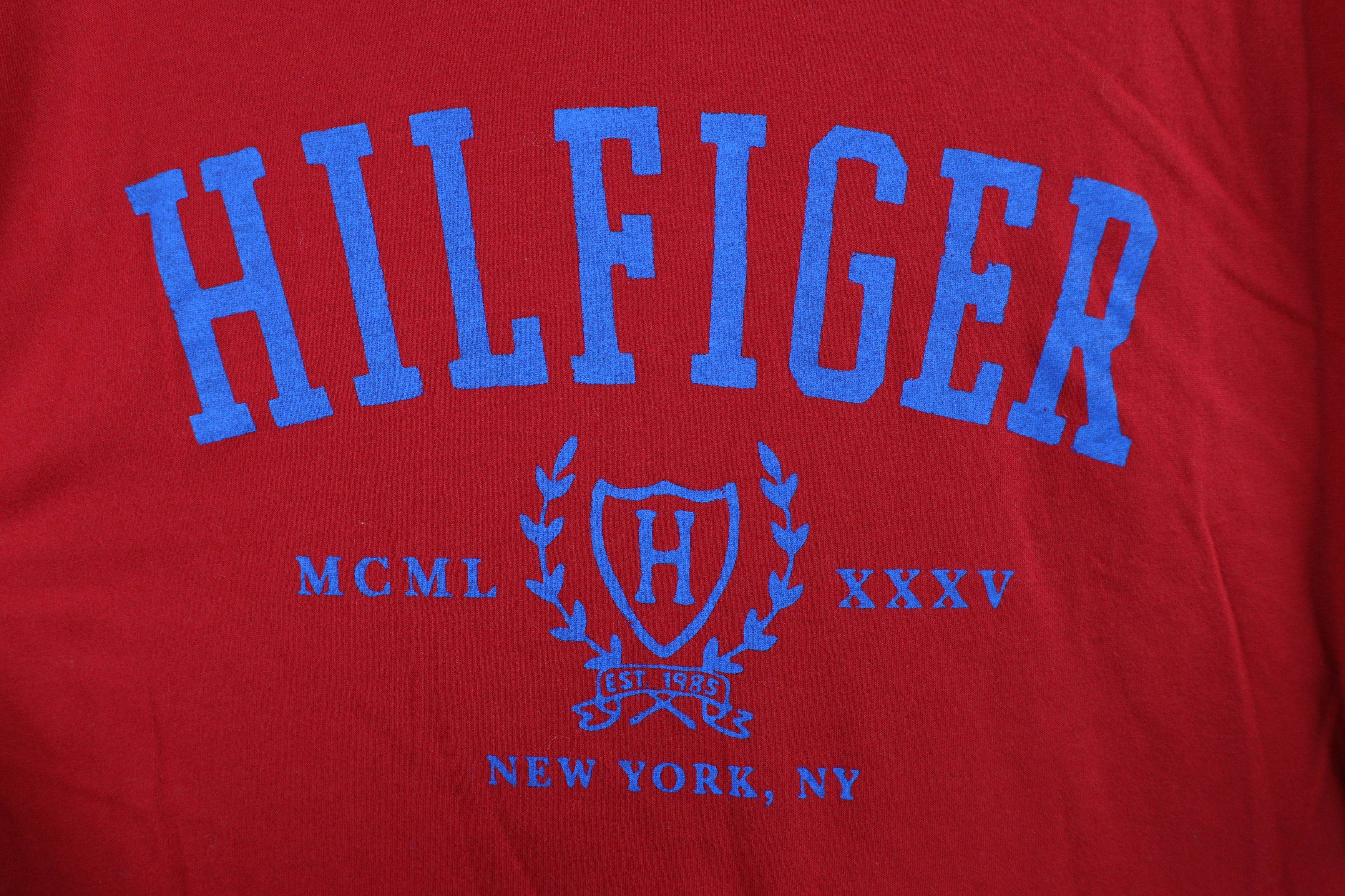 Tommy Hilfiger × Vintage Vintage 90s Y2K Tommy Hilfiger Crest Short Sleeve T-Shirt Size US XL / EU 56 / 4 - 4 Thumbnail