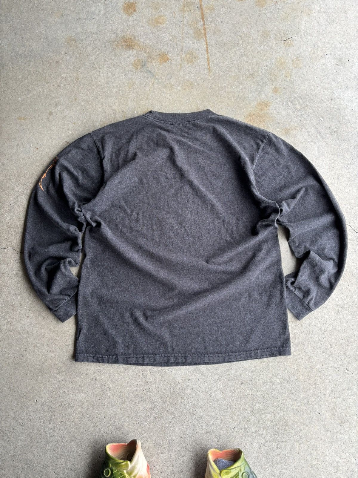 Tony Hawk × Vintage Crazy 90s Tony Hawk Boxy Skater Flame Eagle Lomgsleeve Size US M / EU 48-50 / 2 - 2 Thumbnail