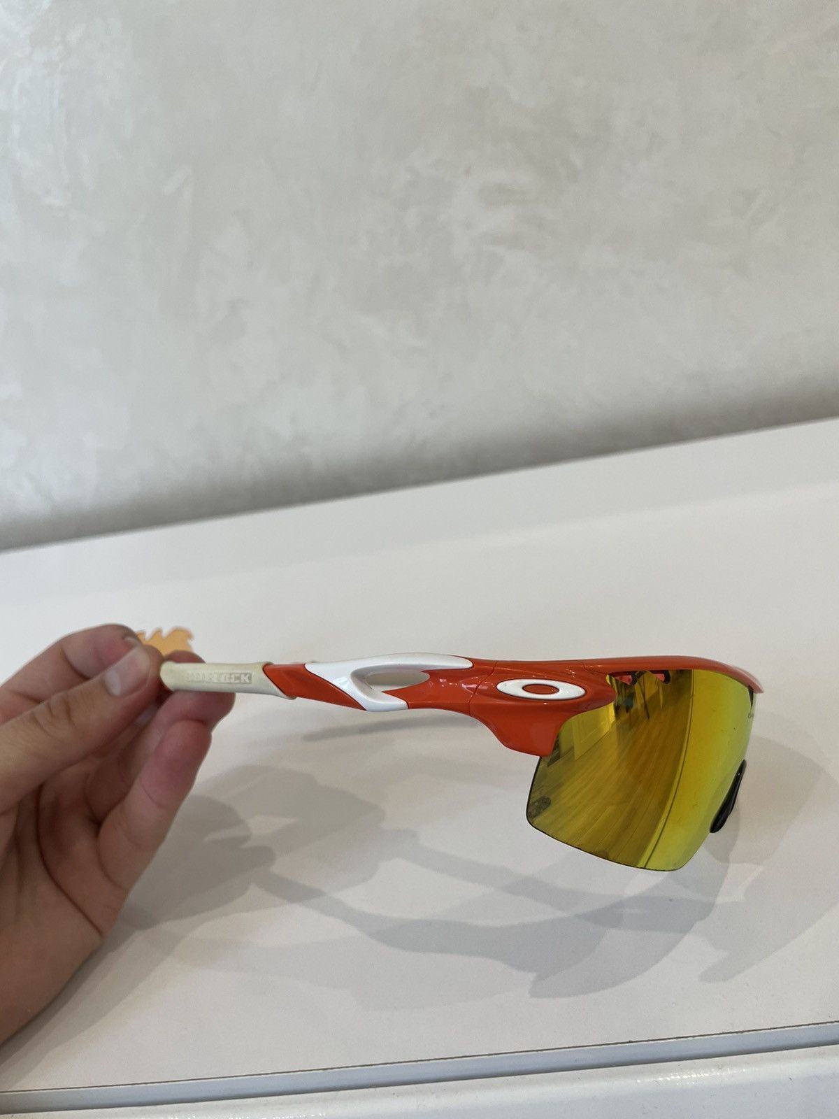 Oakley SUNGLASSES OAKLEY RADARLOCK 9181 08 FIRE IRIDIUM POLARIZED Size ONE SIZE - 5 Thumbnail