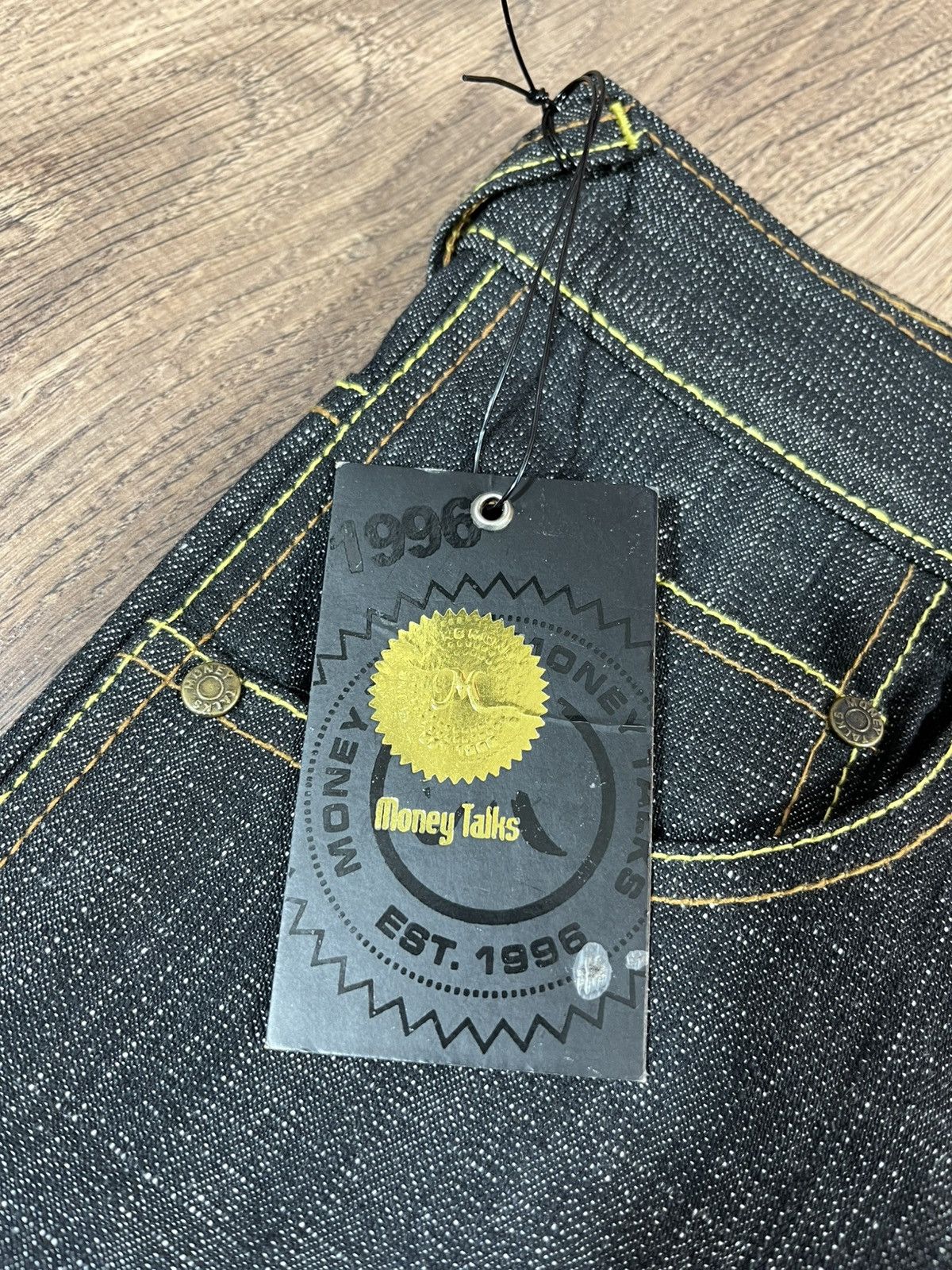 Japanese Brand × Vintage Vintage Money Talks Japanese Archival Evisu Style Jeans Size US 30 / EU 46 - 7 Thumbnail