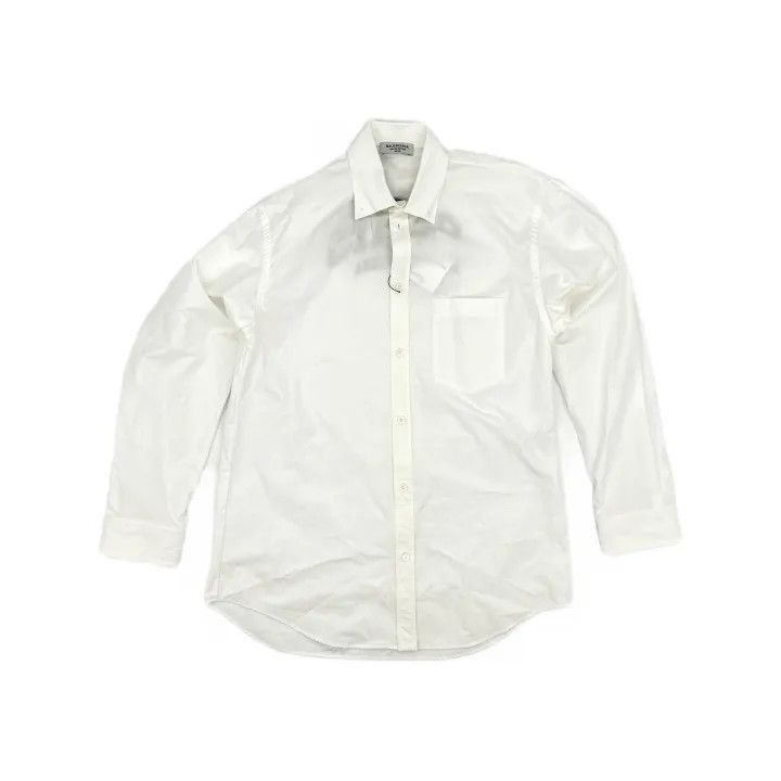 Balenciaga Balenciaga Balenciaga Embroidered Logo White Shirt -2507 Size US XXS / EU 40 - 1 Thumbnail