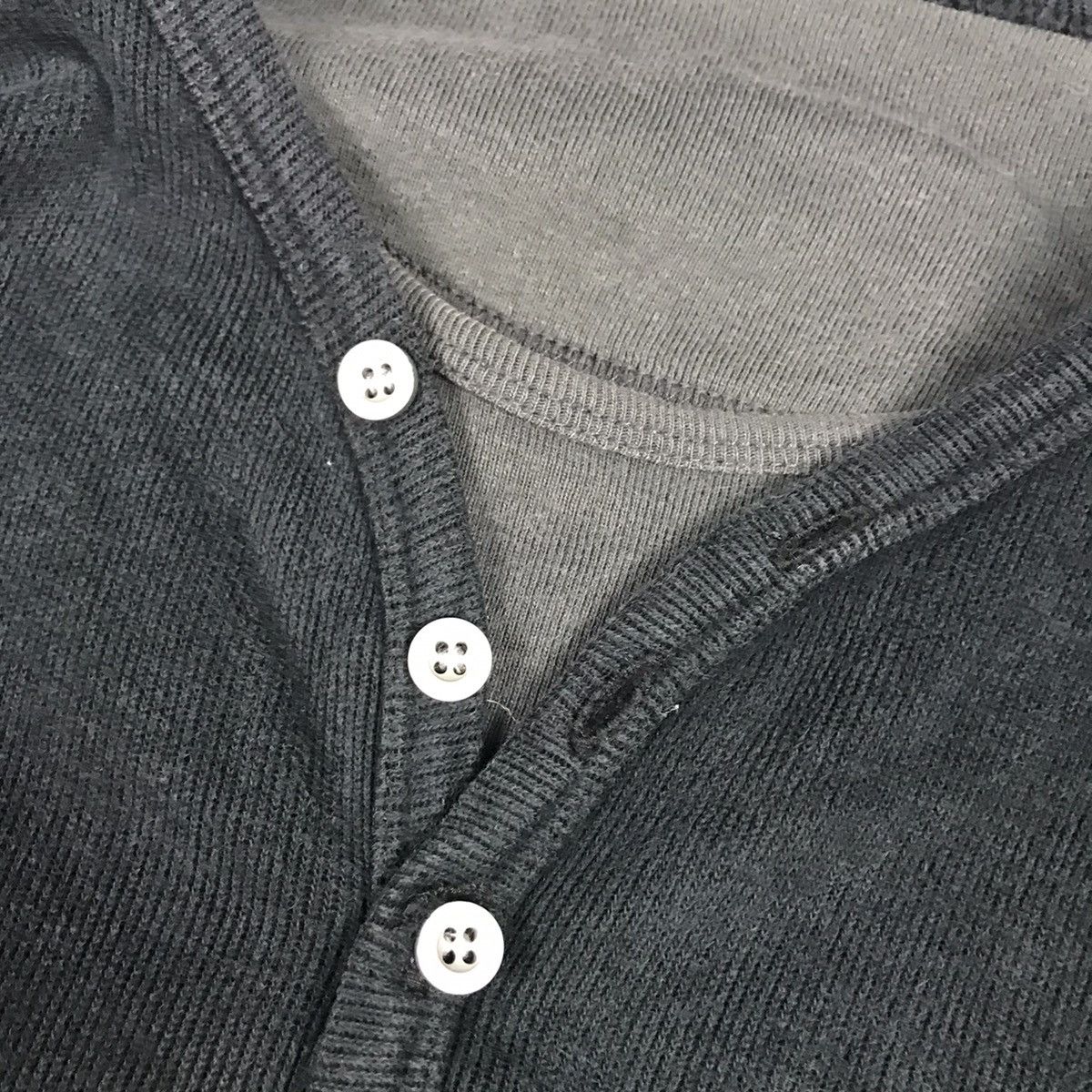 If Six Was Nine × Japanese Brand × KMRii DOUBLE COLLAR BUTTON STYLE PUNK JAPAN LONG SLEEVE SHIRT Size US S / EU 44-46 / 1 - 4 Thumbnail