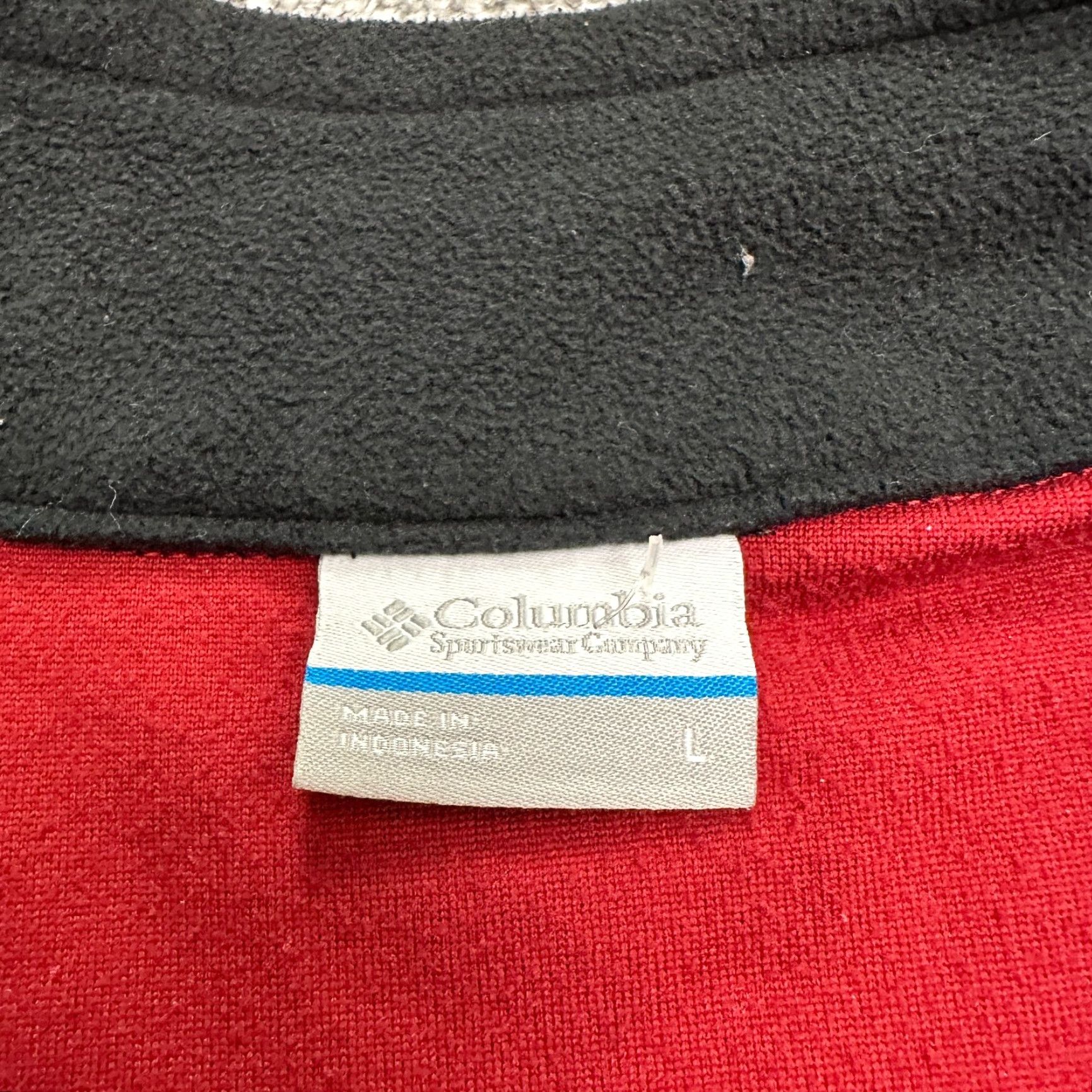 Vintage Columbia Klamath Range Fleece Jacket Mens Large Red Black 1/4 Zip Outdoor Hiking Size US L / EU 52-54 / 3 - 5 Thumbnail