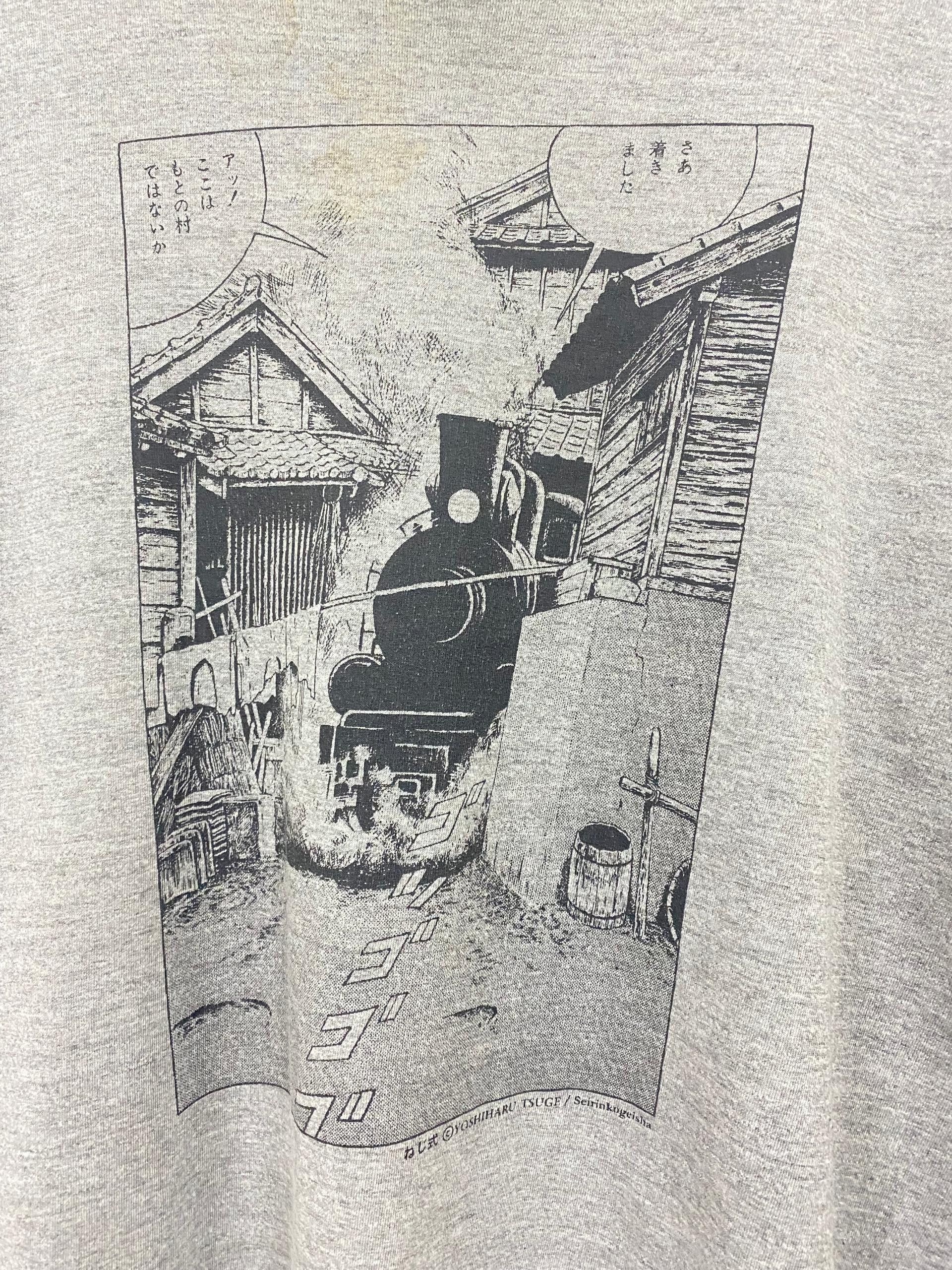 Anime Vintage japanese Yoshihira Tsuge comic surealism t shirt Size US L / EU 52-54 / 3 - 3 Thumbnail