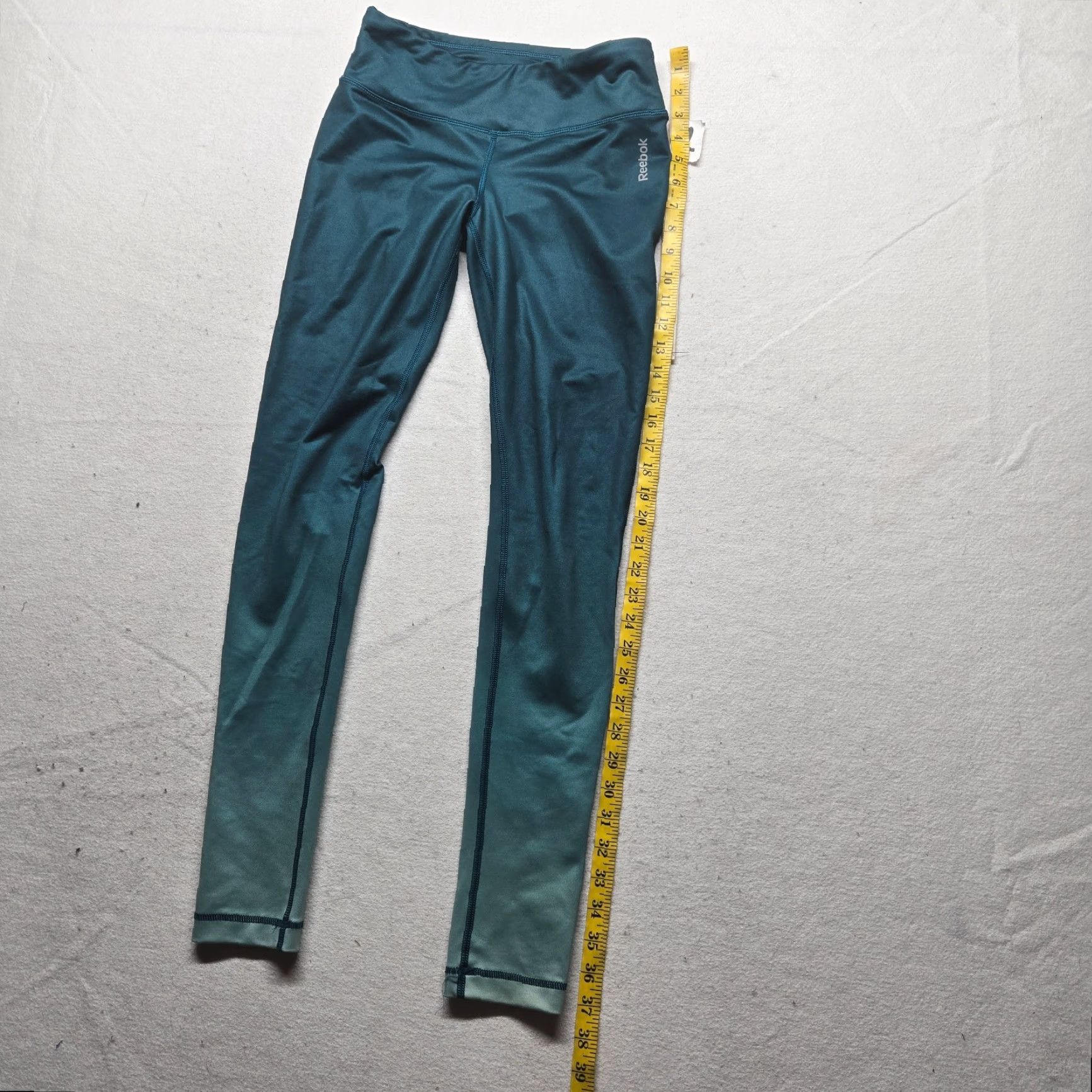 Reebok Reebok Leggings Adult Small Blue Stretch Athletic Yoga Pants Womens Size 28" / US 6 / IT 42 - 7 Thumbnail