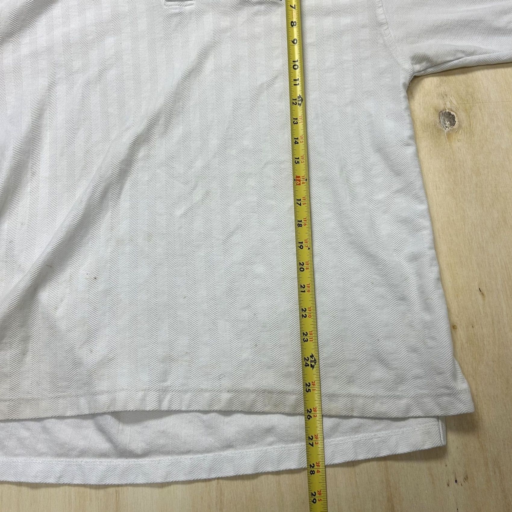 Vintage VINTAGE Vantage Polo Shirt Mens XL White DEWALT Logo Herringbone Made USA Polo Size US XL / EU 56 / 4 - 6 Thumbnail