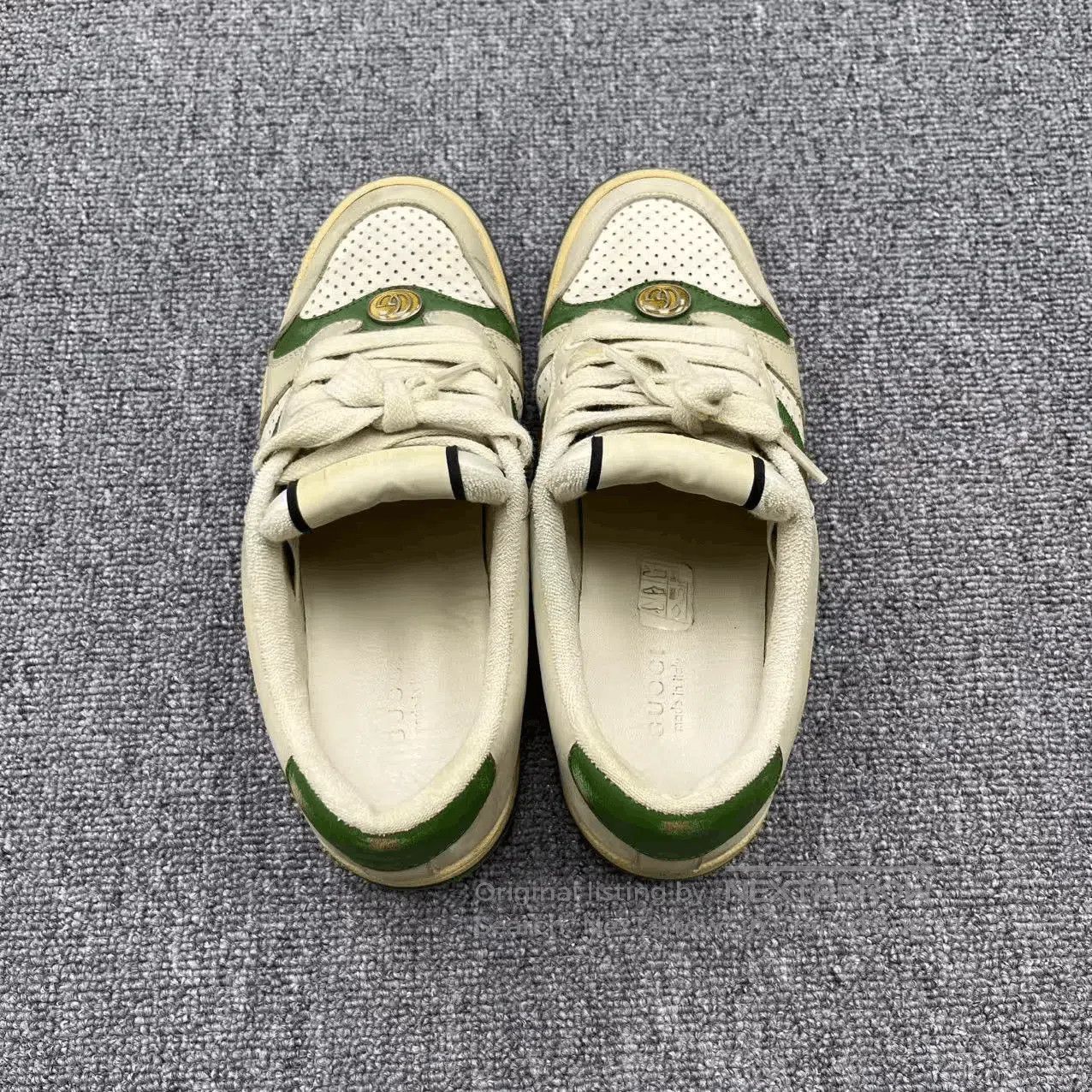 Gucci Gucci Screener Green Tail Sneakers. Size US 5 / IT 35 - 3 Thumbnail