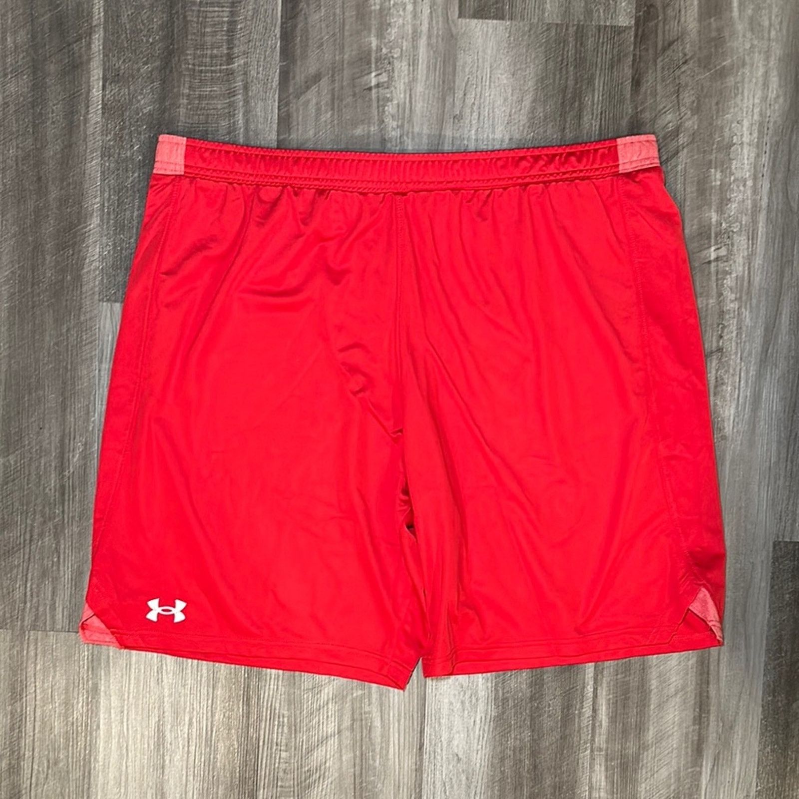 Under Armour Under Armour Red 9” Locker Athletic Shorts - 2XL Size US 40 / EU 56 - 1 Thumbnail