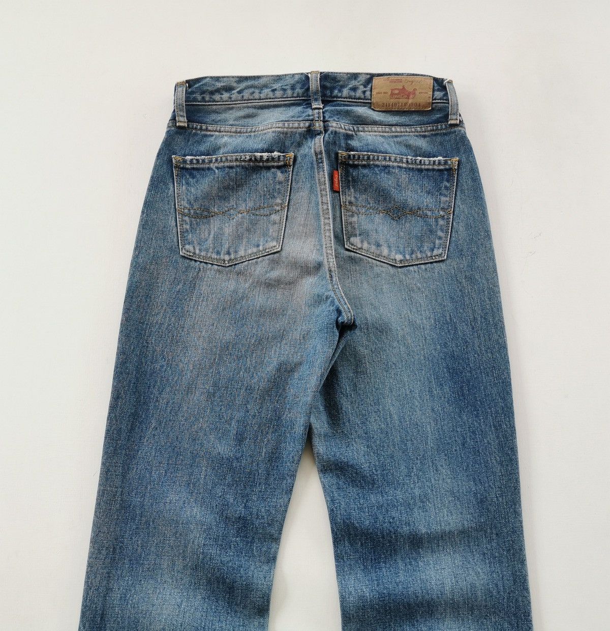 Japanese Brand Ungrid Japan Flare Bootcut Distressed Denim Jeans Size US 27 - 6 Thumbnail