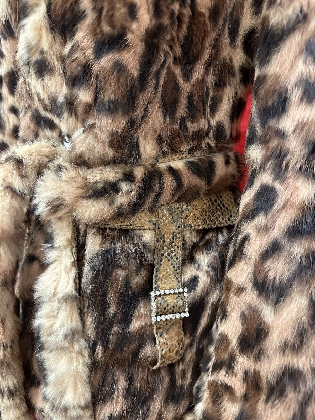 Vintage Vintage brown leopard rabbit and fox fur Size S / US 4 / IT 40 - 5 Thumbnail