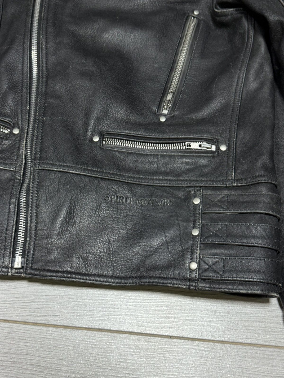 Vintage Polo x Spirit Motors🐉 dragon big logo leather jacket moto Size US L / EU 52-54 / 3 - 10 Thumbnail