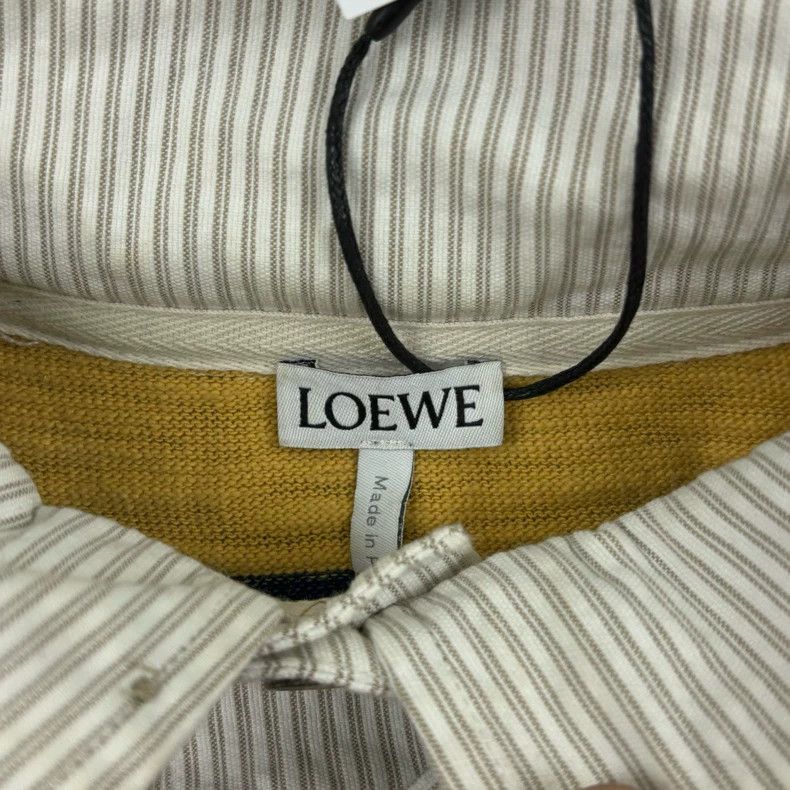Loewe Loewe Long striped embroidered logo hooded sweater Size XS / US 0-2 / IT 36-38 - 4 Thumbnail